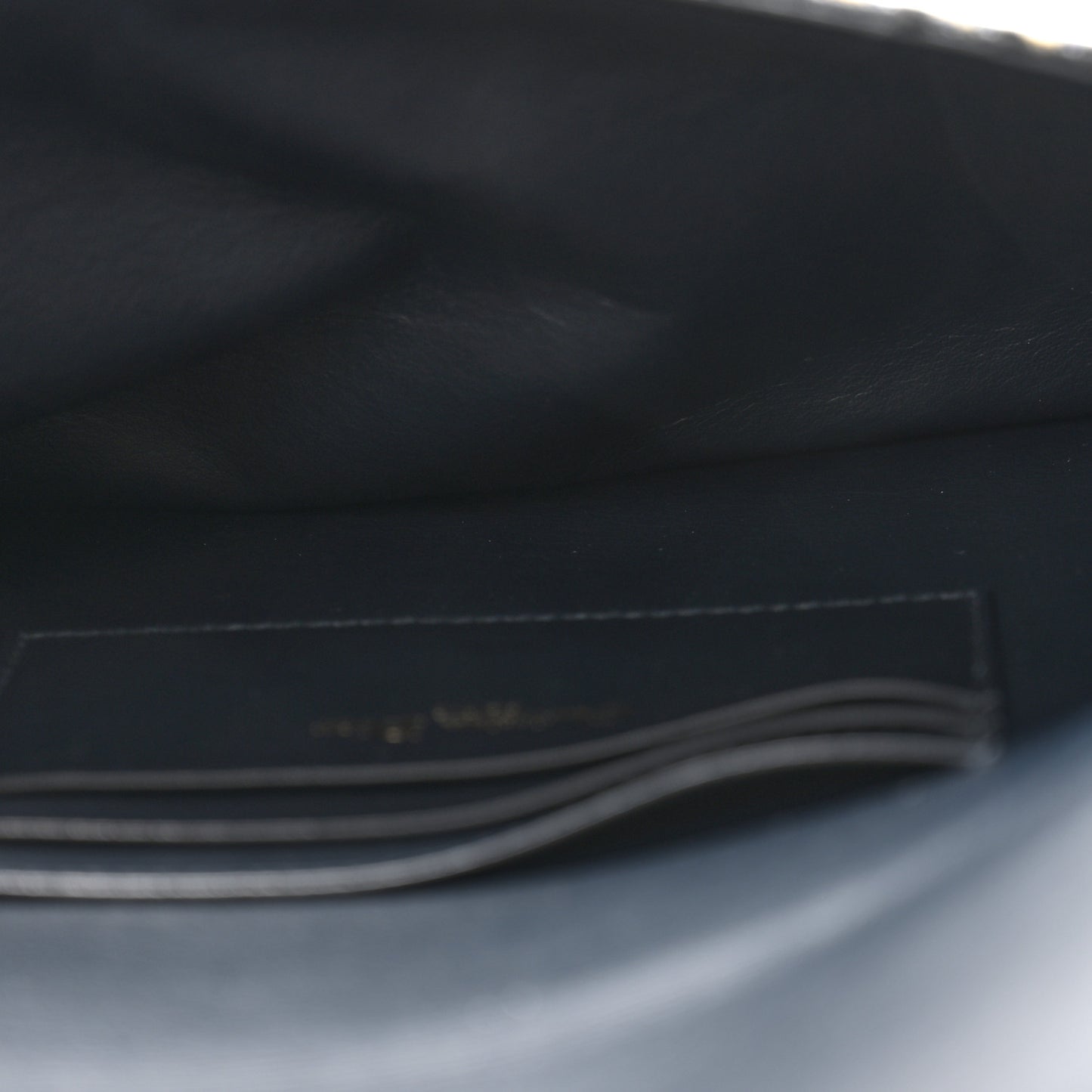 Oblique Saddle Pouch Blue