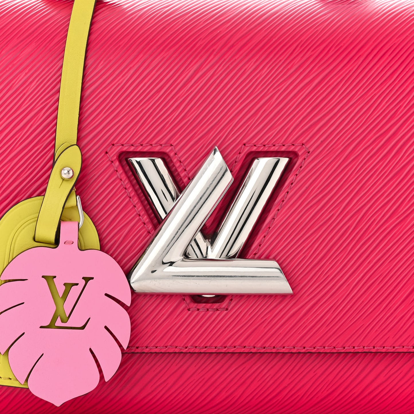 Epi Twist Short Handle Shoulder Bag Fuchsia