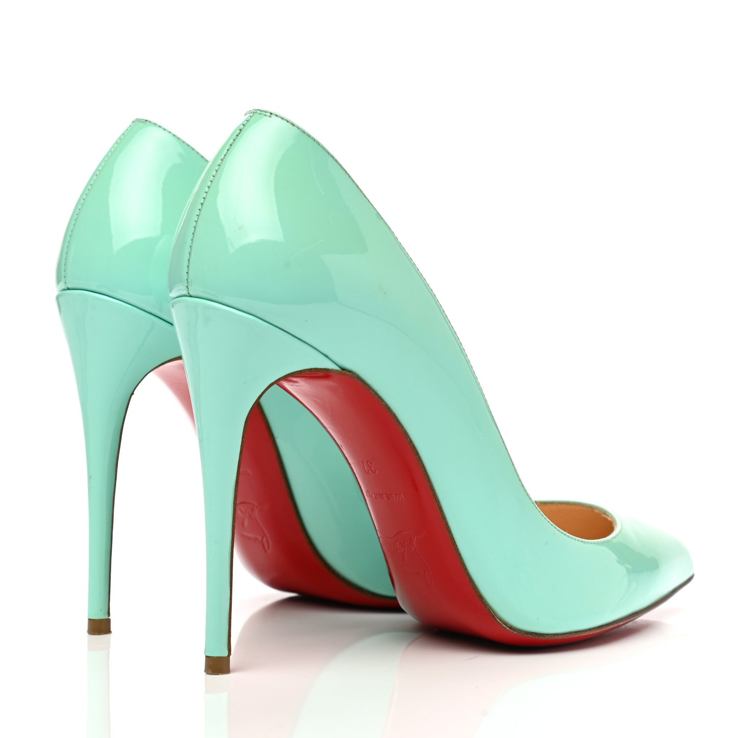 Patent Pigalle Follies 100 Pumps 37 Opaline