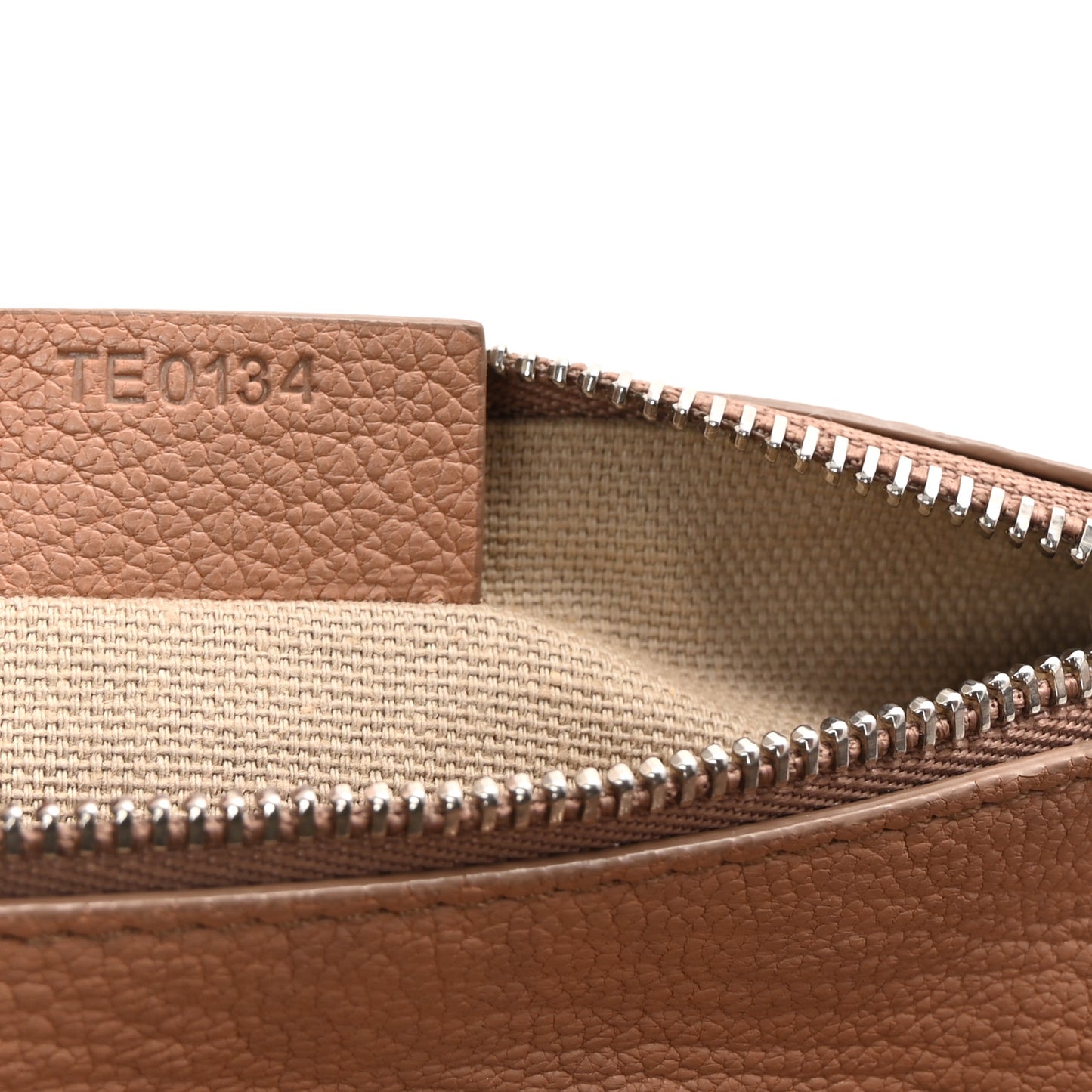 Sugar Goatskin Pandora Wristlet Beige