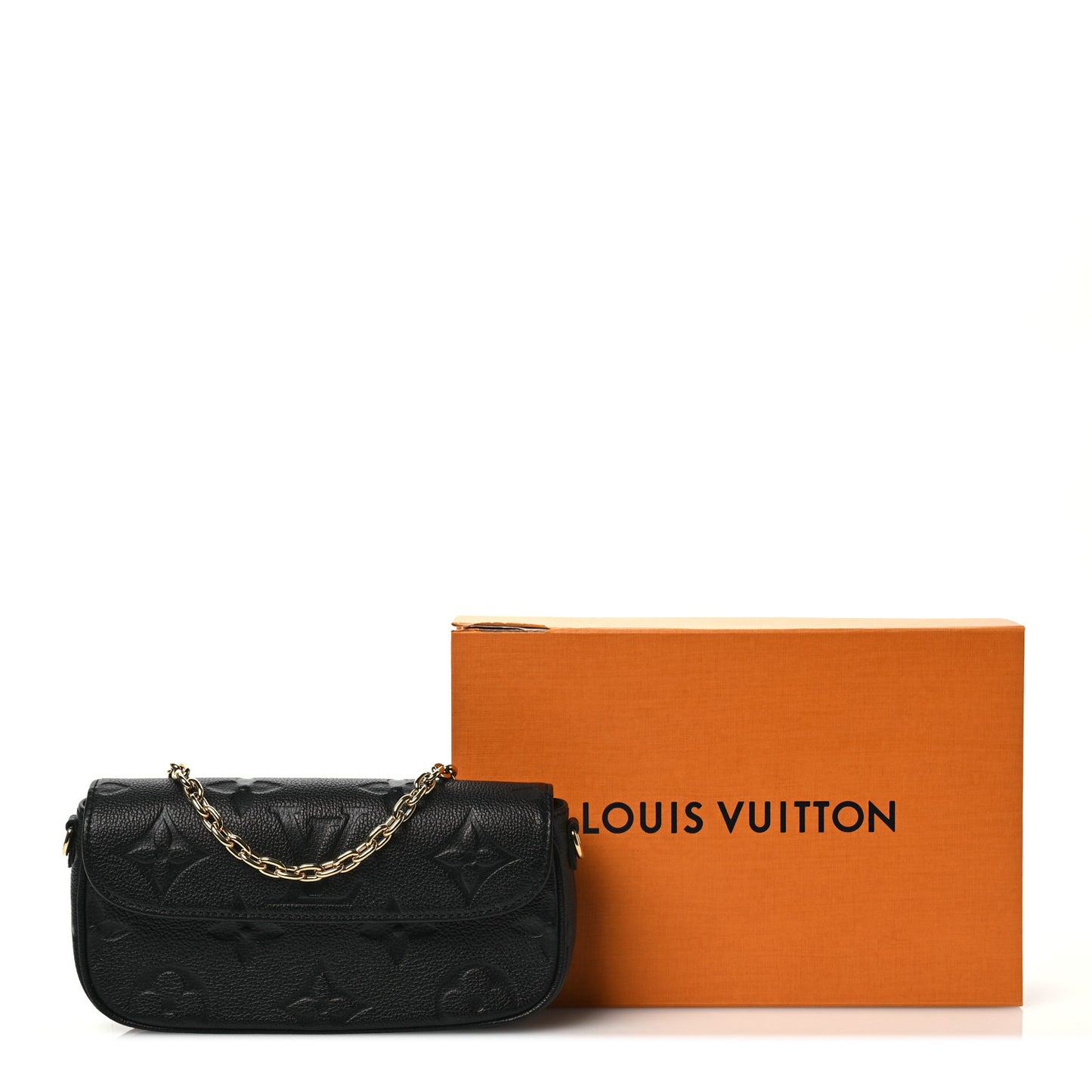Empreinte Monogram Giant Ivy Wallet On Chain Black