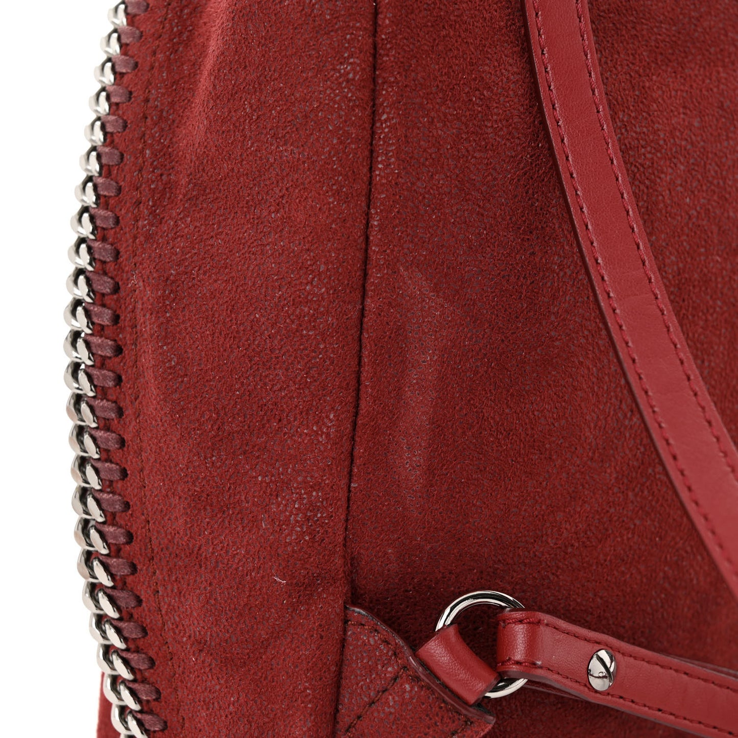 Shaggy Deer Mini Falabella Backpack Ruby