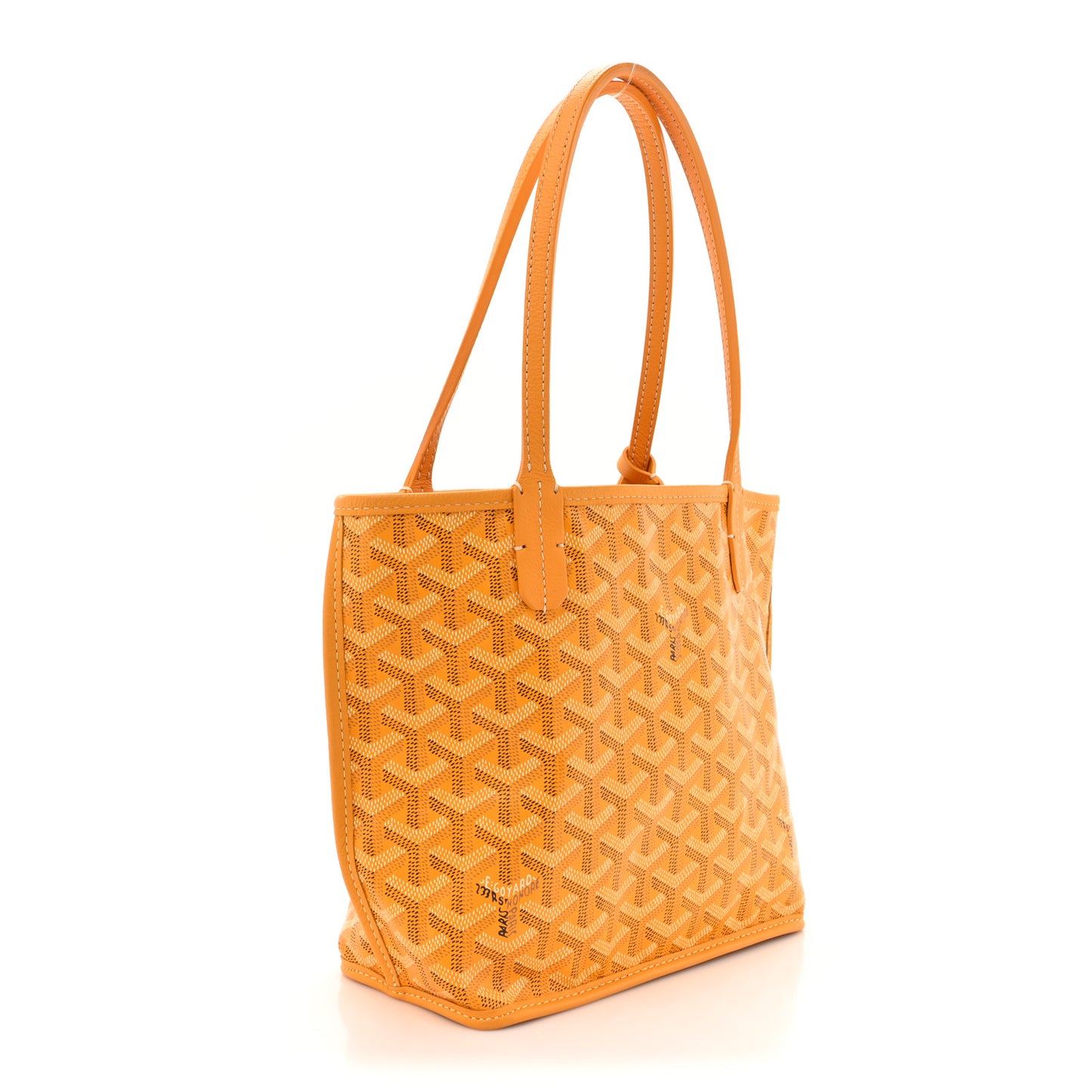 Goyardine Reversible Mini Anjou Yellow