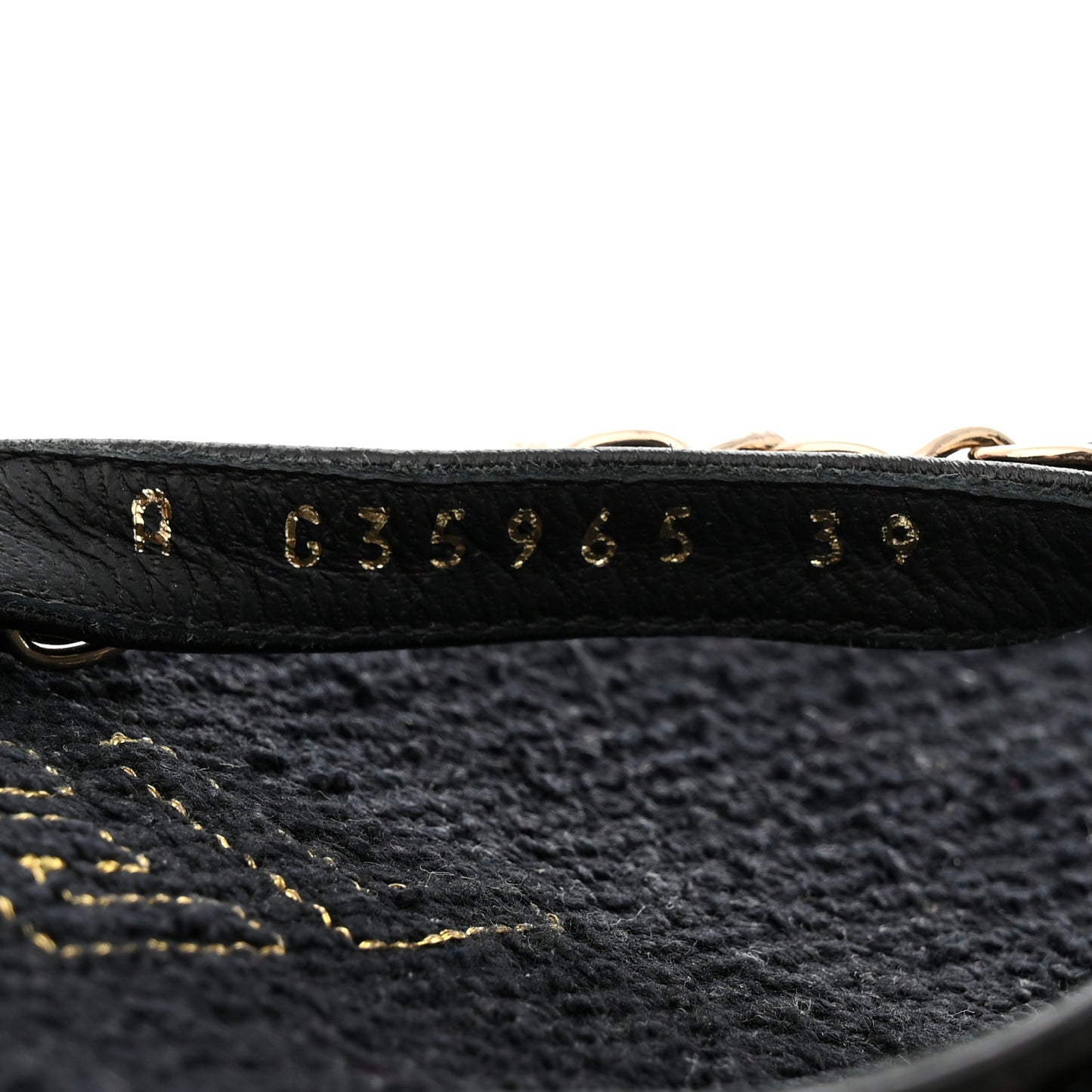 Lambskin CC Chain Thong Sandals 39 Black