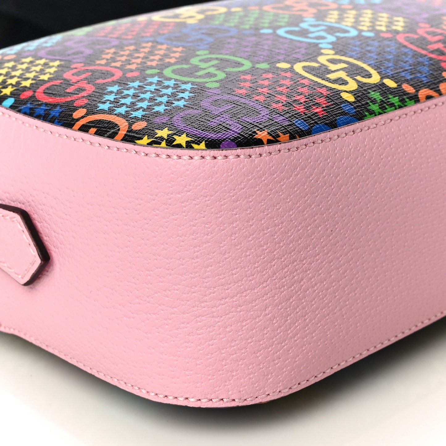 GG Supreme Monogram Psychedelic Camera Bag Pink