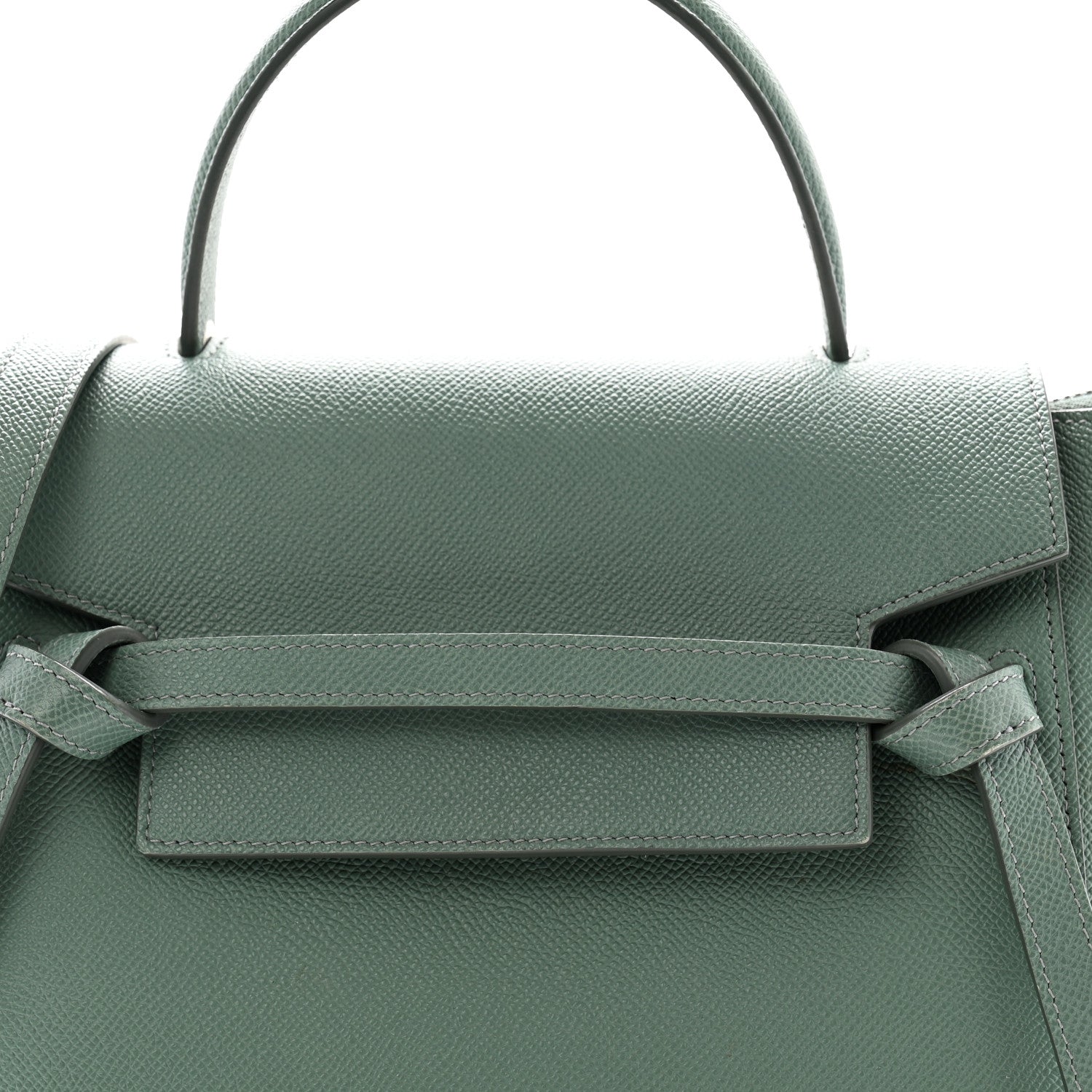 Celine Grained Calfskin Micro Belt Bag Celadon 8 of 12