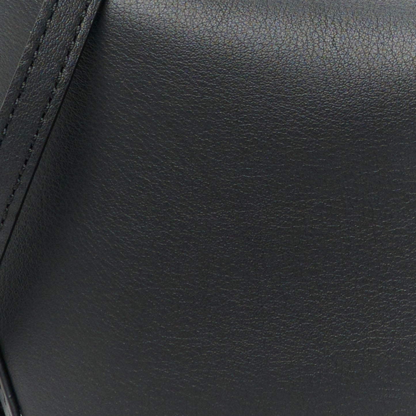Calfskin Mini Hammock Hobo Black
