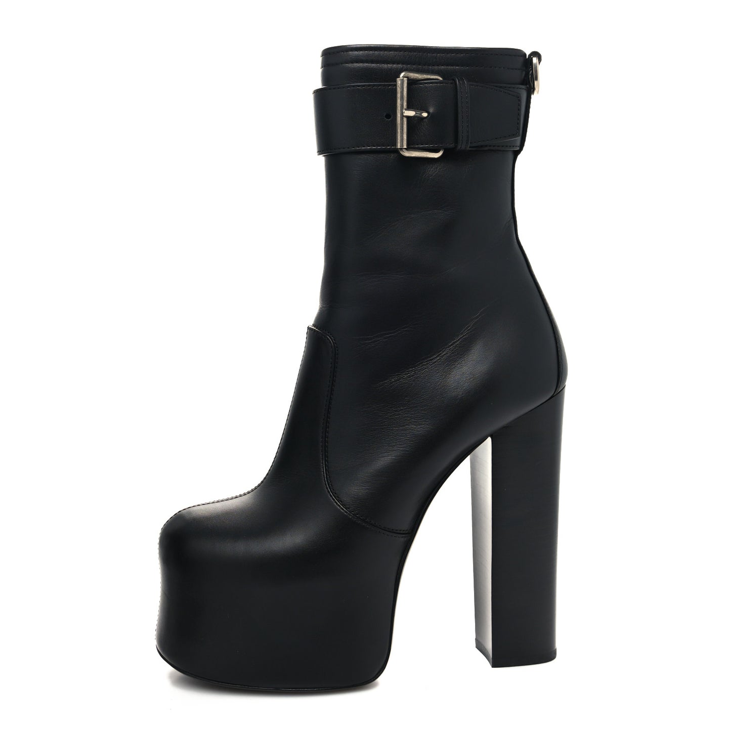 Calfskin Mina 135 Boots 38.5 Black