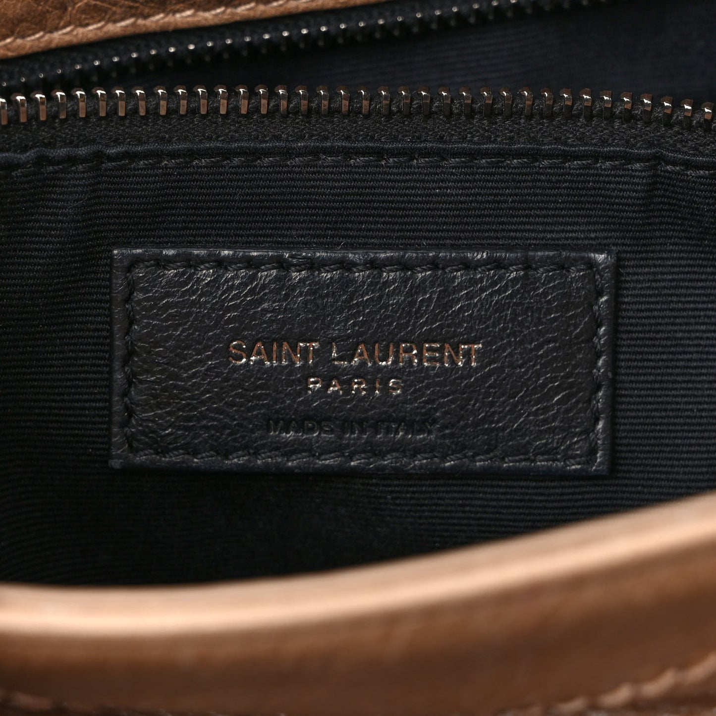 Crinkled Calfskin Matelasse Monogram Medium Niki Chain Satchel Dark Toffee