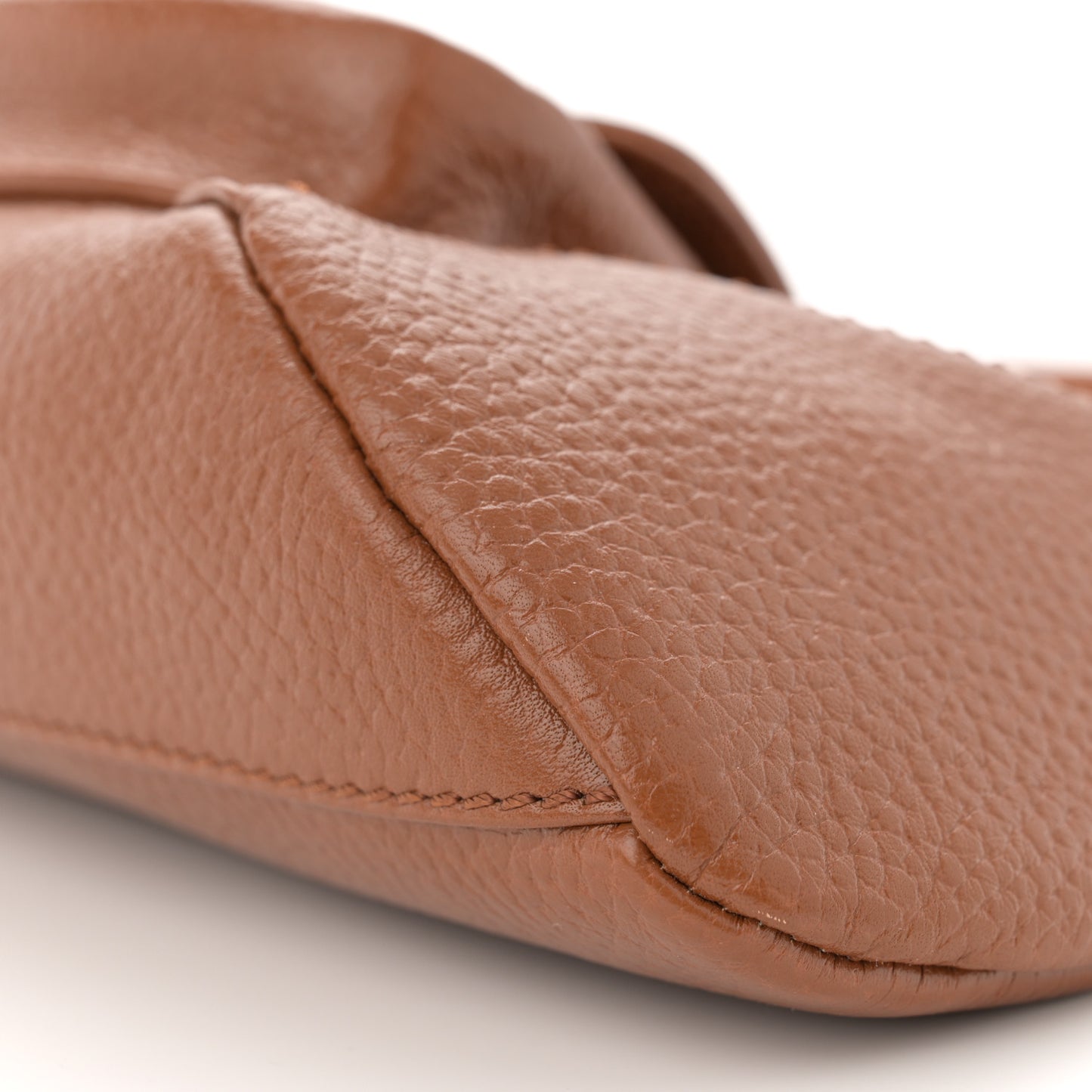 Grained Calfskin The 99 Shoulder Bag Clay Brown