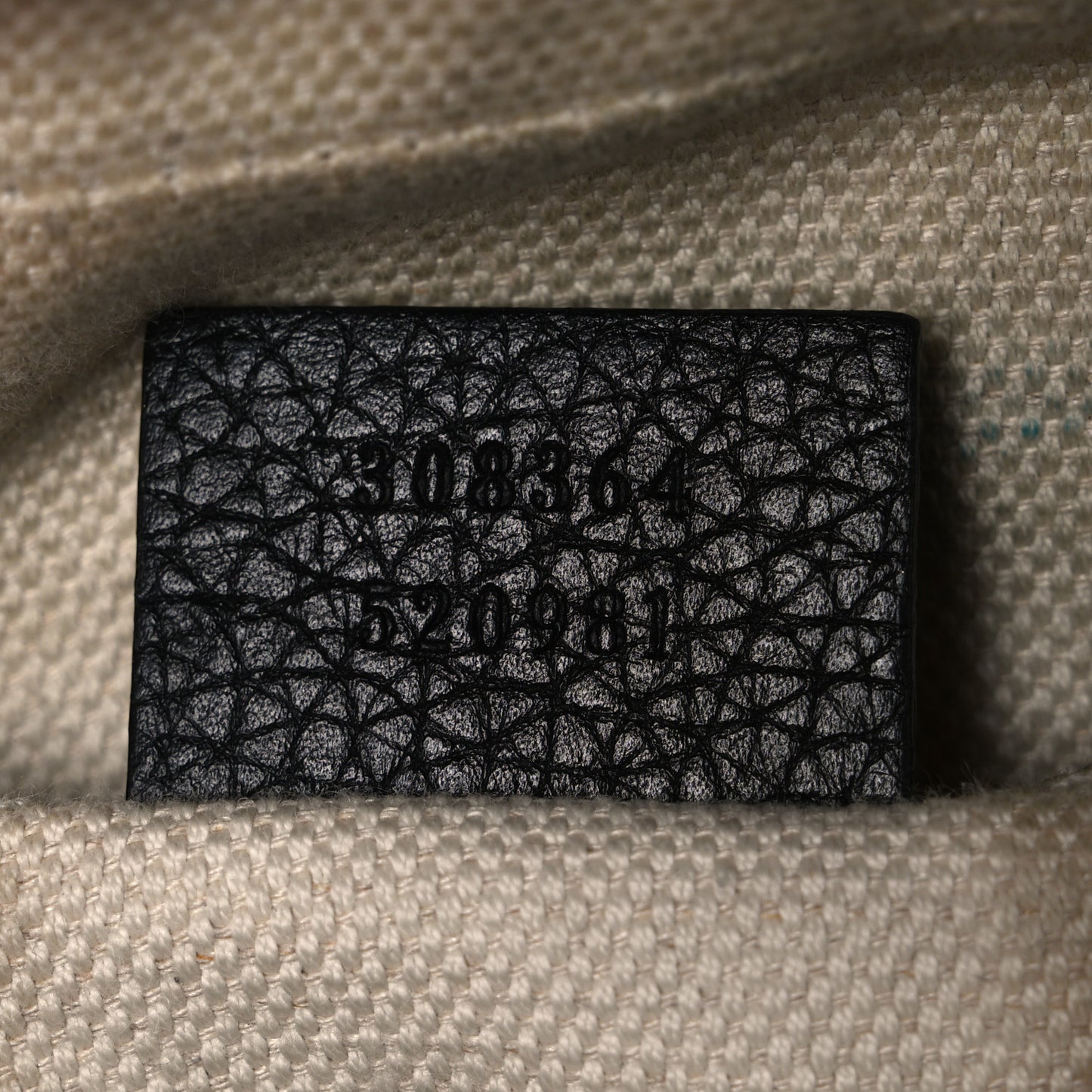 Pebbled Calfskin Small Soho Disco Bag Black