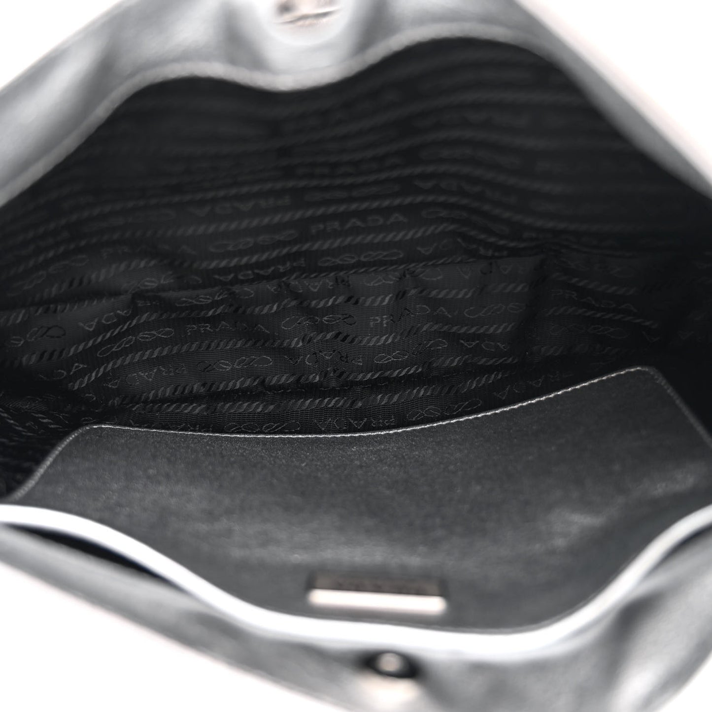 Spazzolato Cleo Shoulder Bag Argento