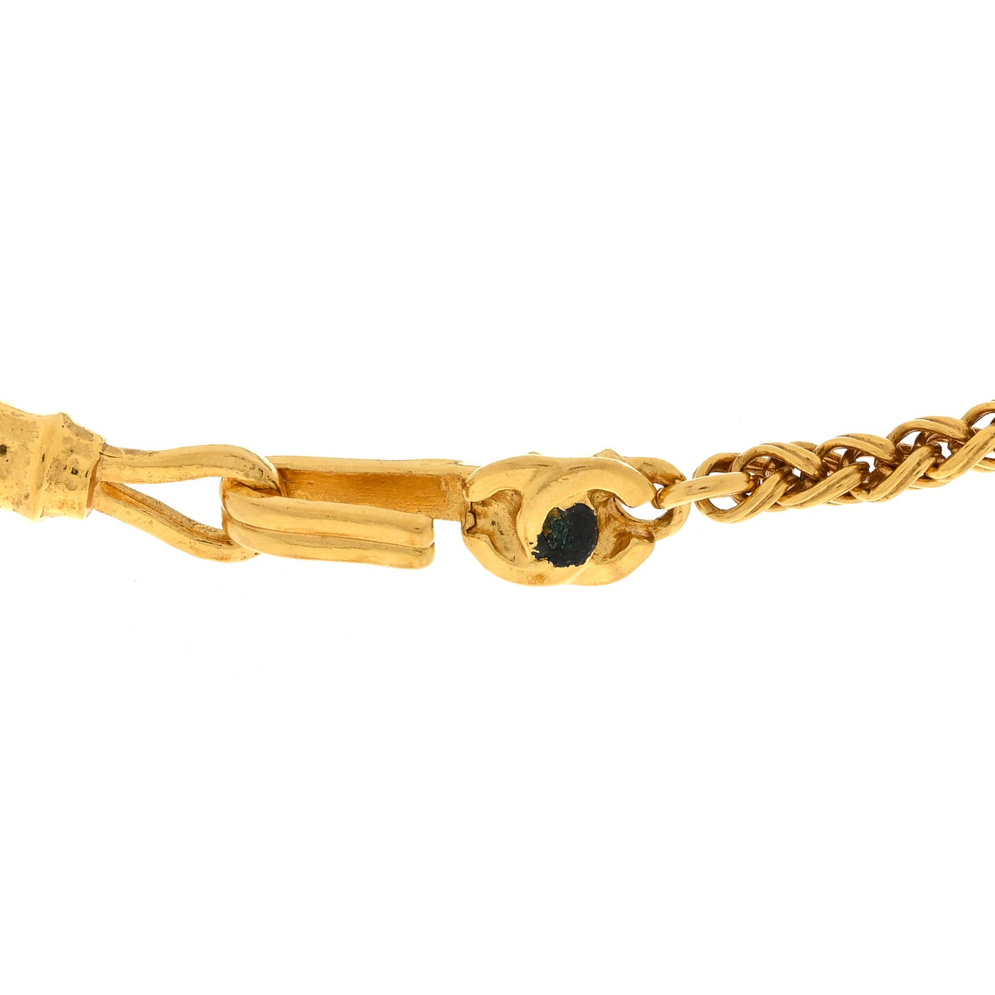 Loupe Magnifying Glass Necklace Gold