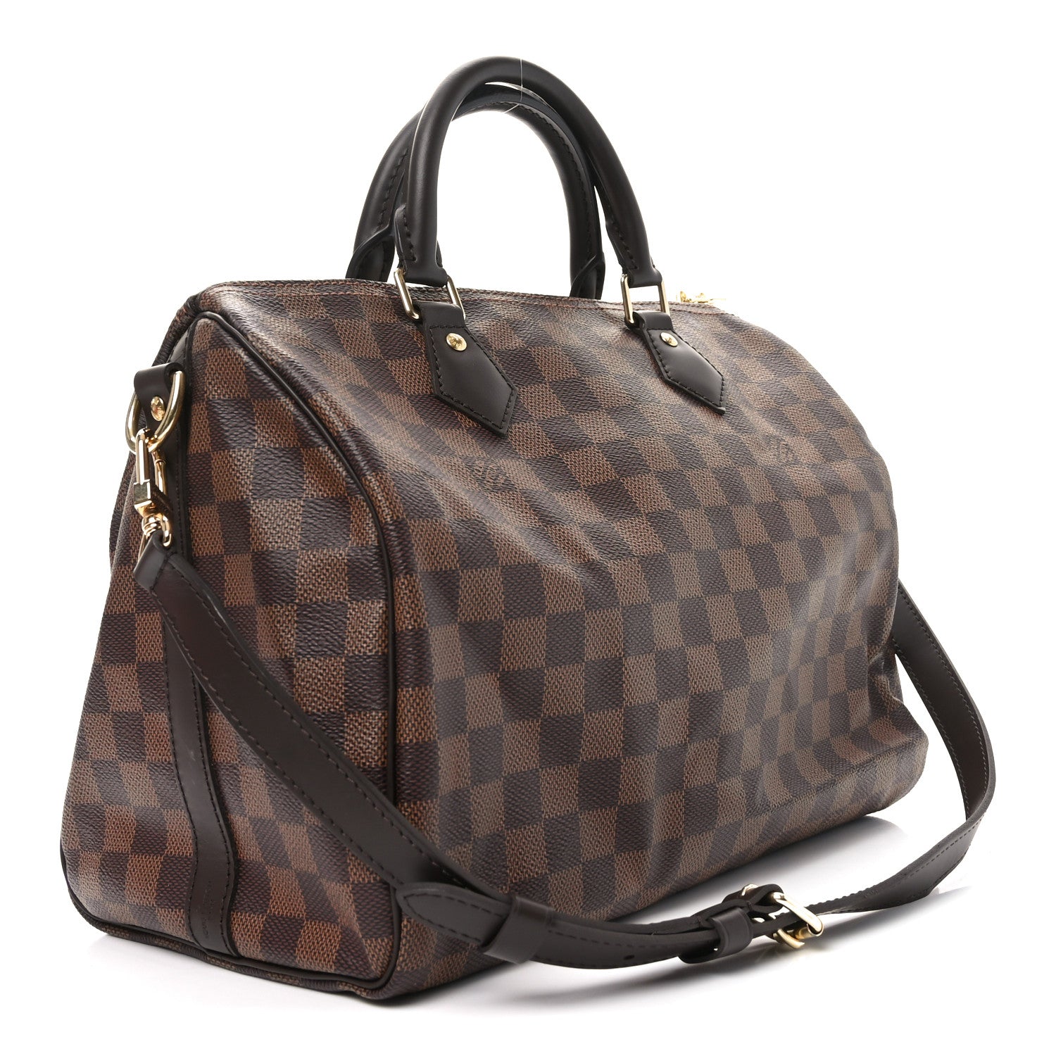 Louis Vuitton Damier Ebene Speedy Bandouliere 30 3 of 9