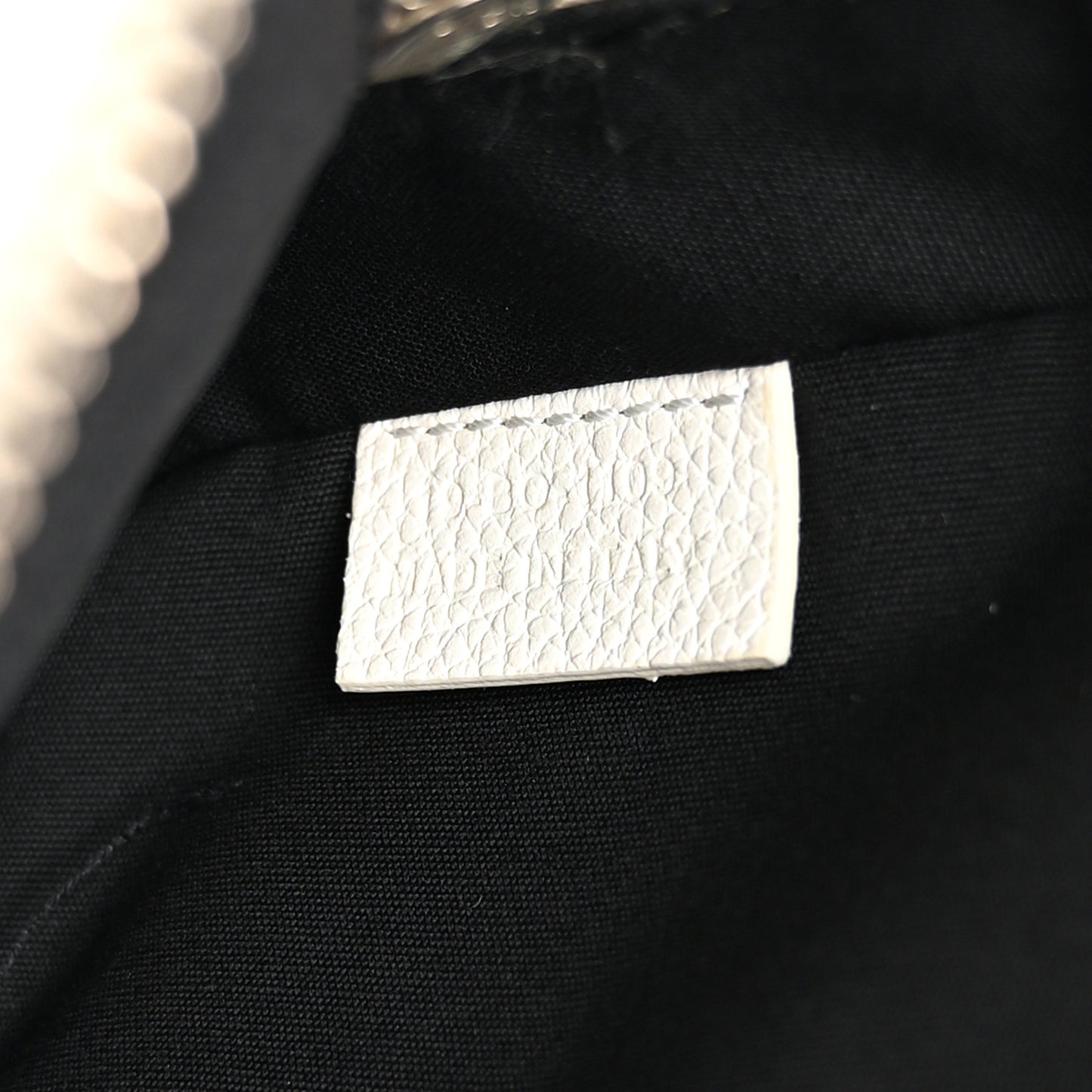 X DANIEL ARSHAM Grained Calfskin Safari Messenger Bag White
