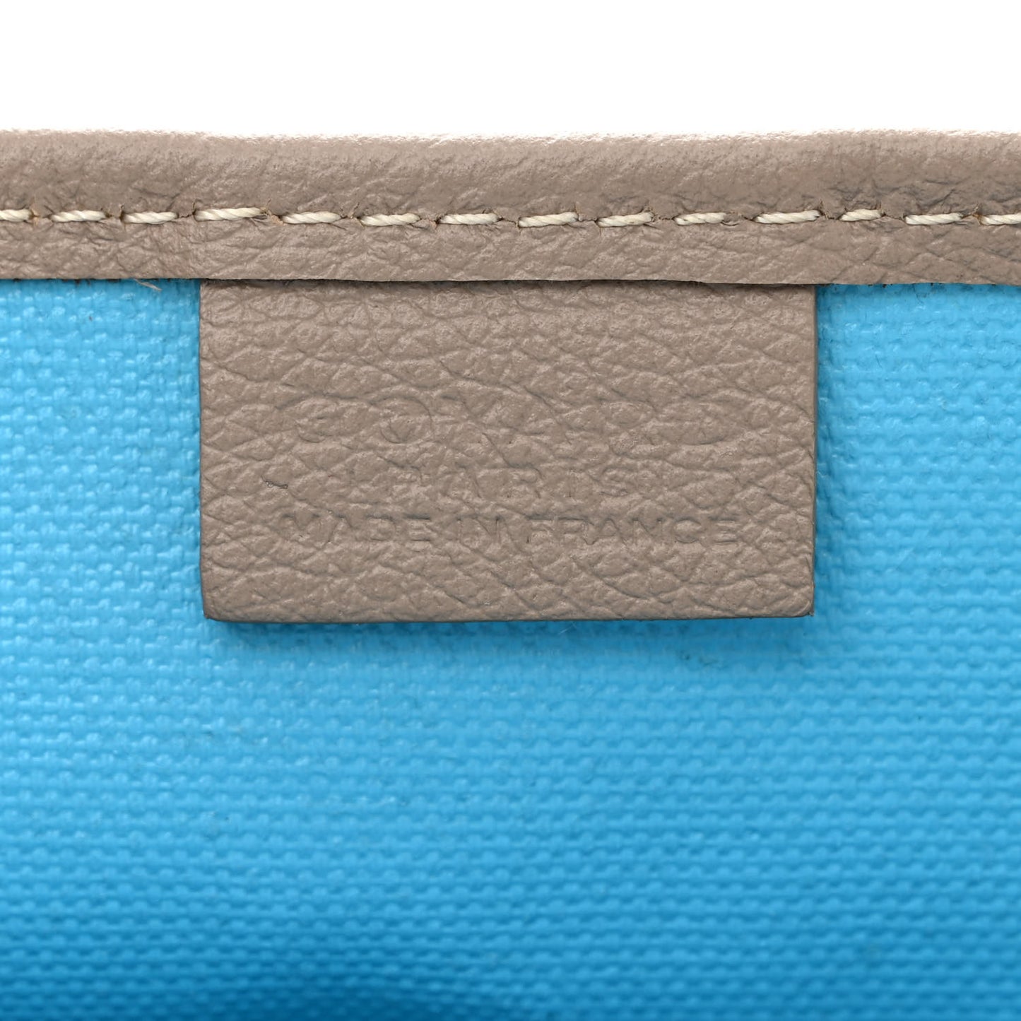 Goyardine Poitiers Claire Voie Tote Grege Turquoise