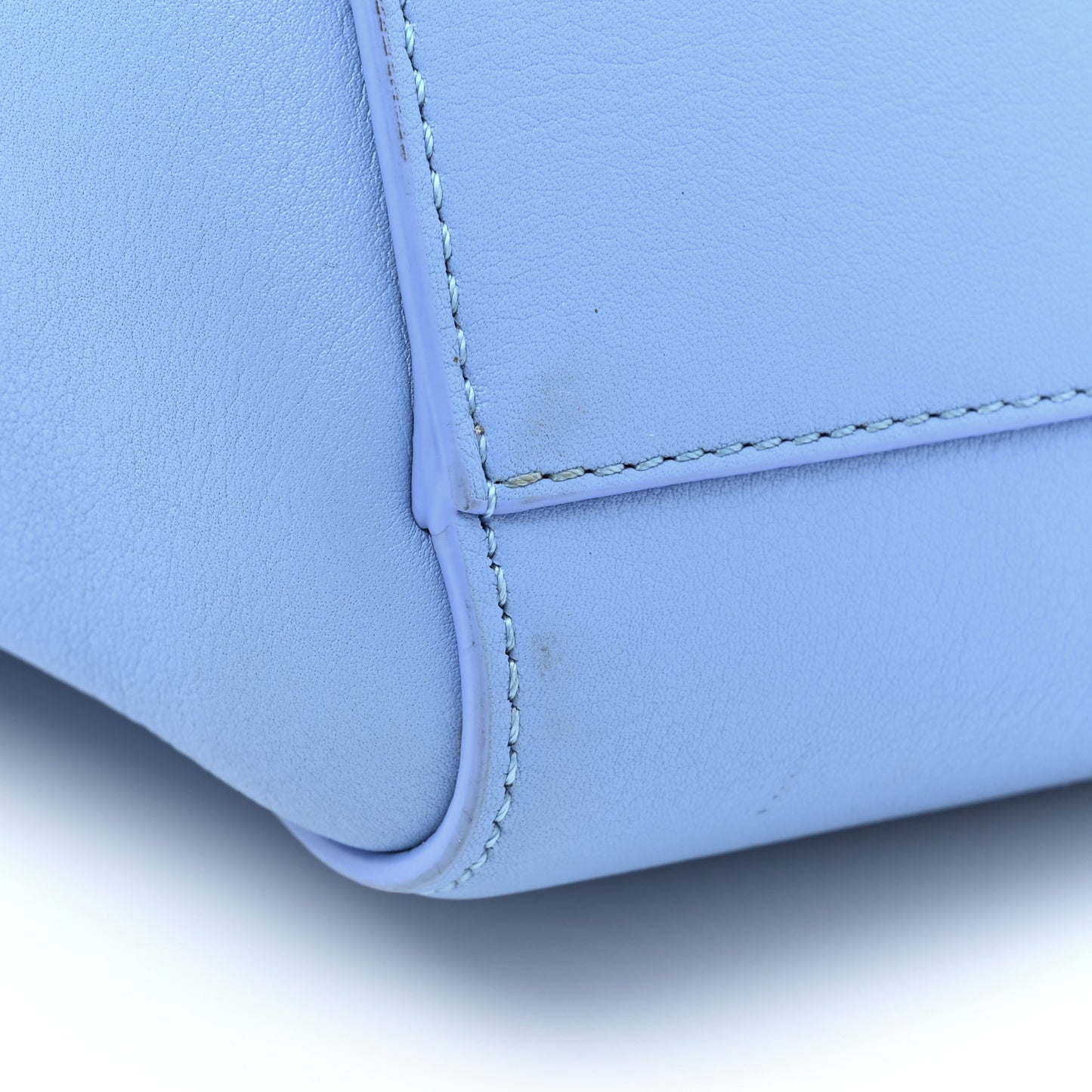 Calfskin Small Hammock Nugget Shoulder Bag Celestine Blue