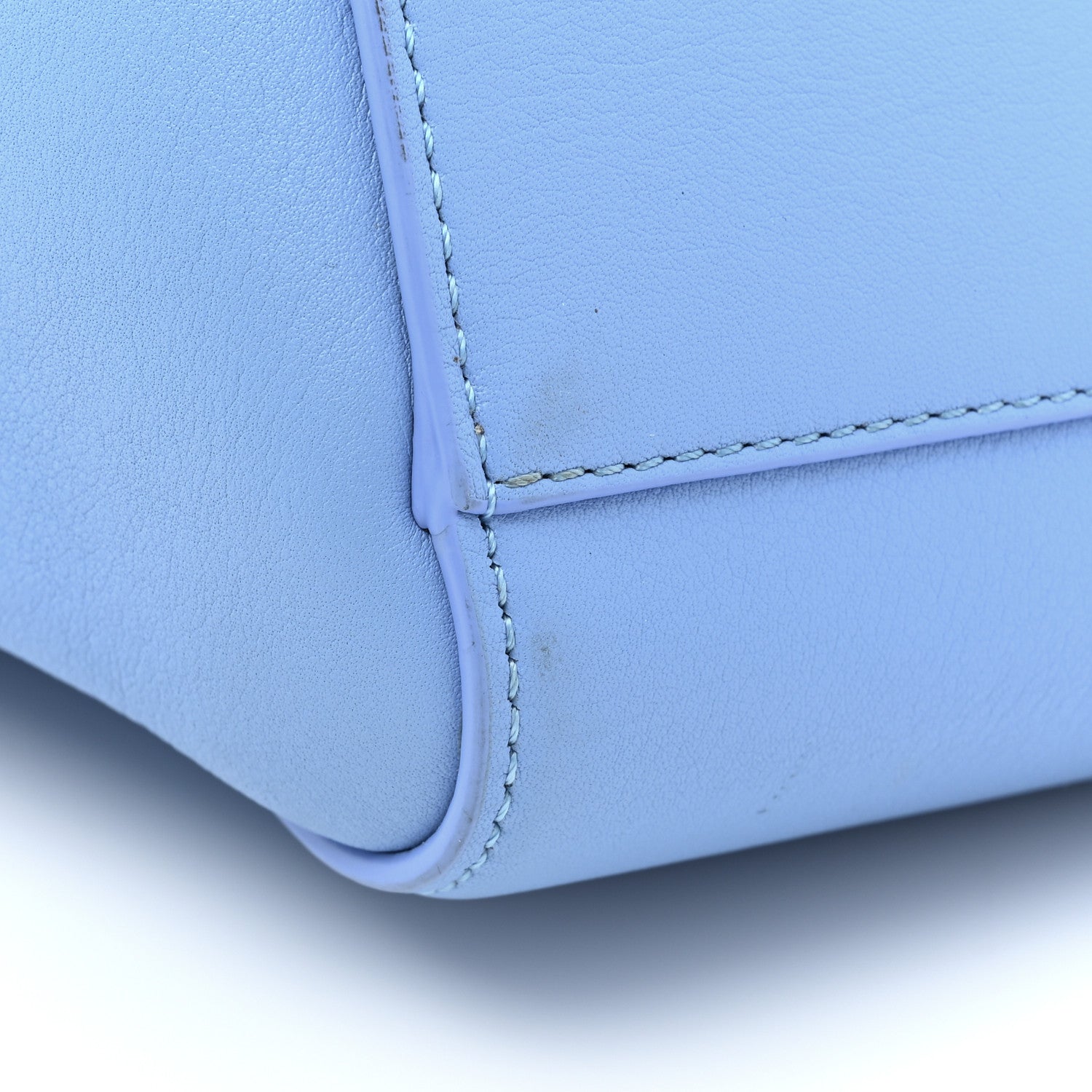 Loewe Calfskin Small Hammock Nugget Shoulder Bag Celestine Blue 10 of 10