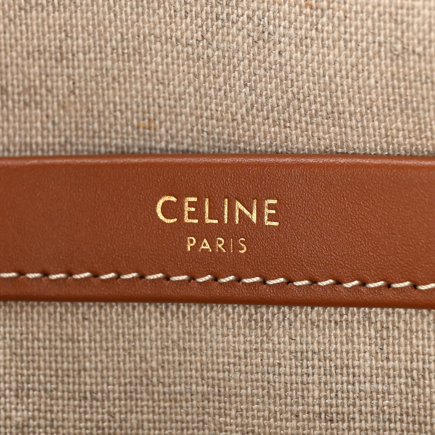 Celine Jacquard Striped Large Cabas Thais White Black 6 of 9