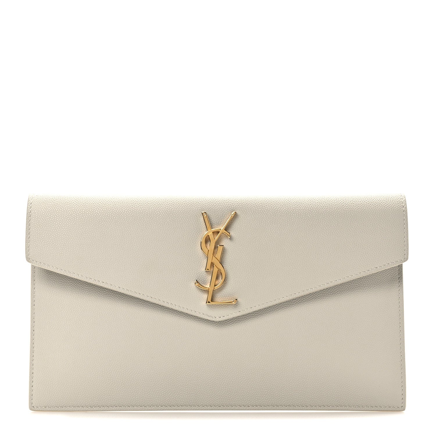 Saint Laurent Grain De Poudre Uptown Pouch Crema Soft 1 of 10