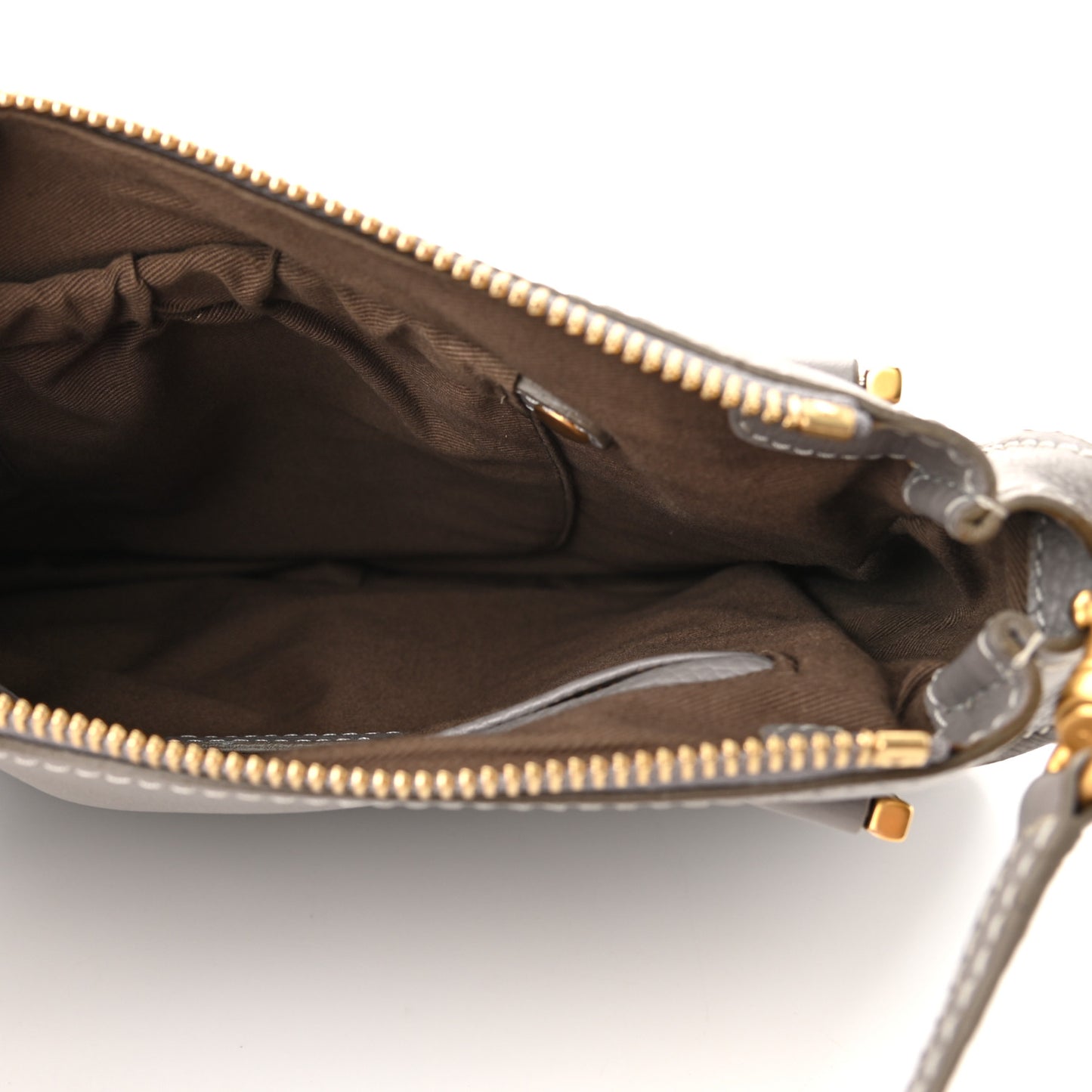 Calfskin Small Marcie Satchel Cashmere Grey
