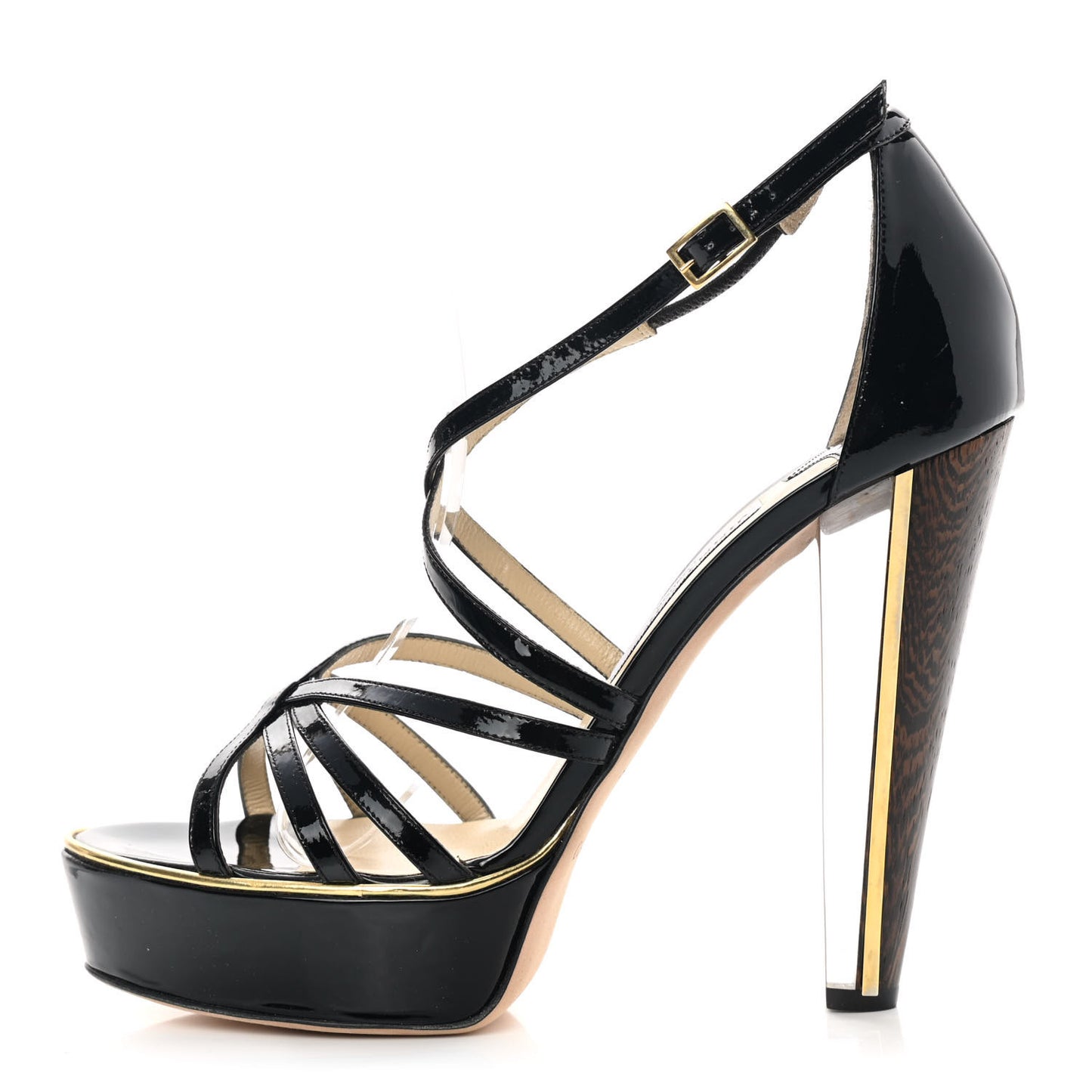 Patent Zena Platform Pumps 40.5 Black