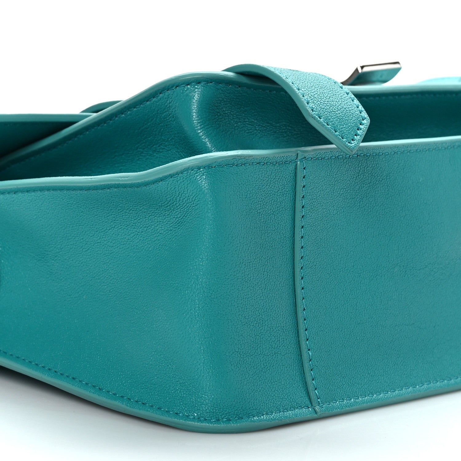Proenza Schouler Lambskin Tiny PS1 Satchel Teal 7 of 8