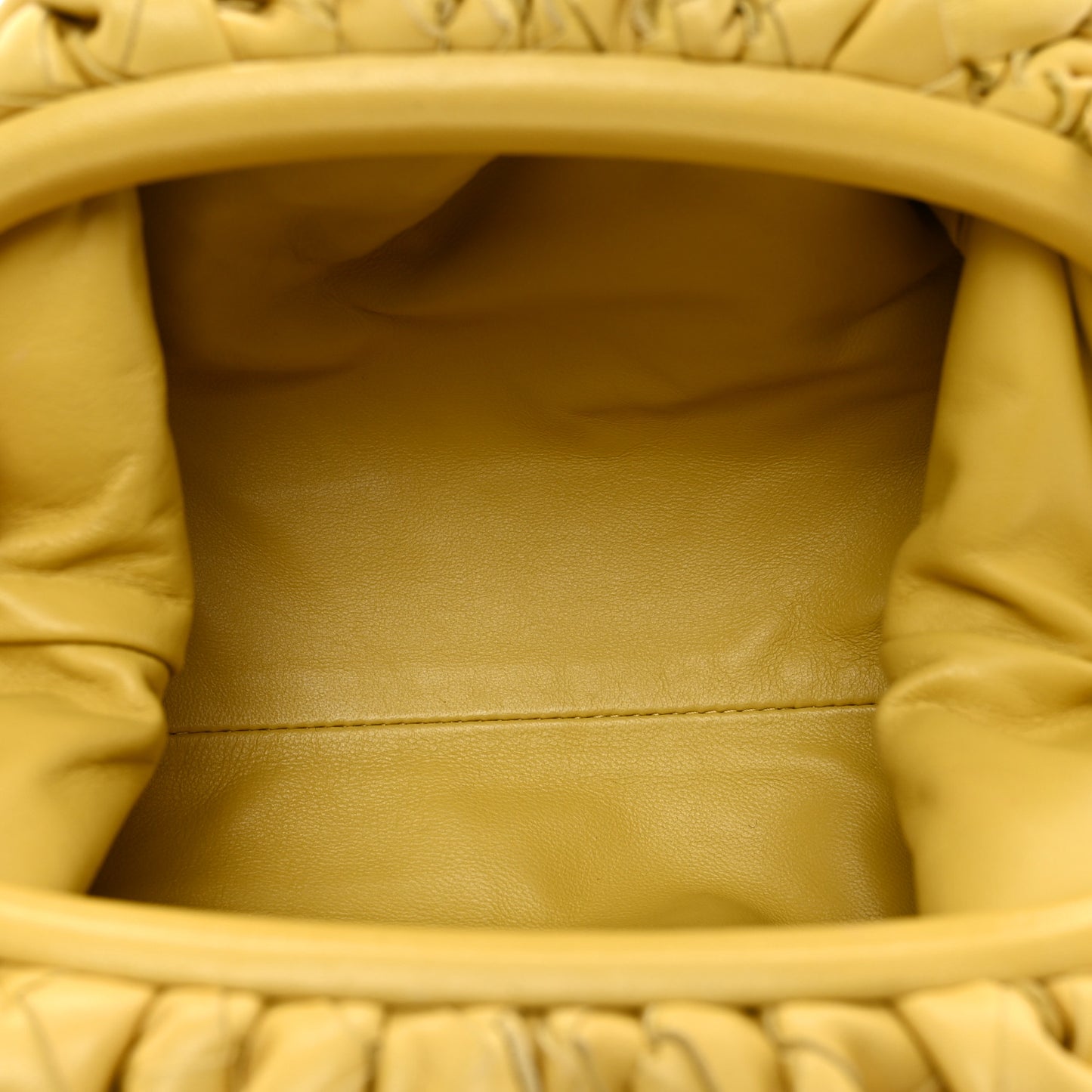 Nappa Intrecciato The Mini Pouch Buttercup