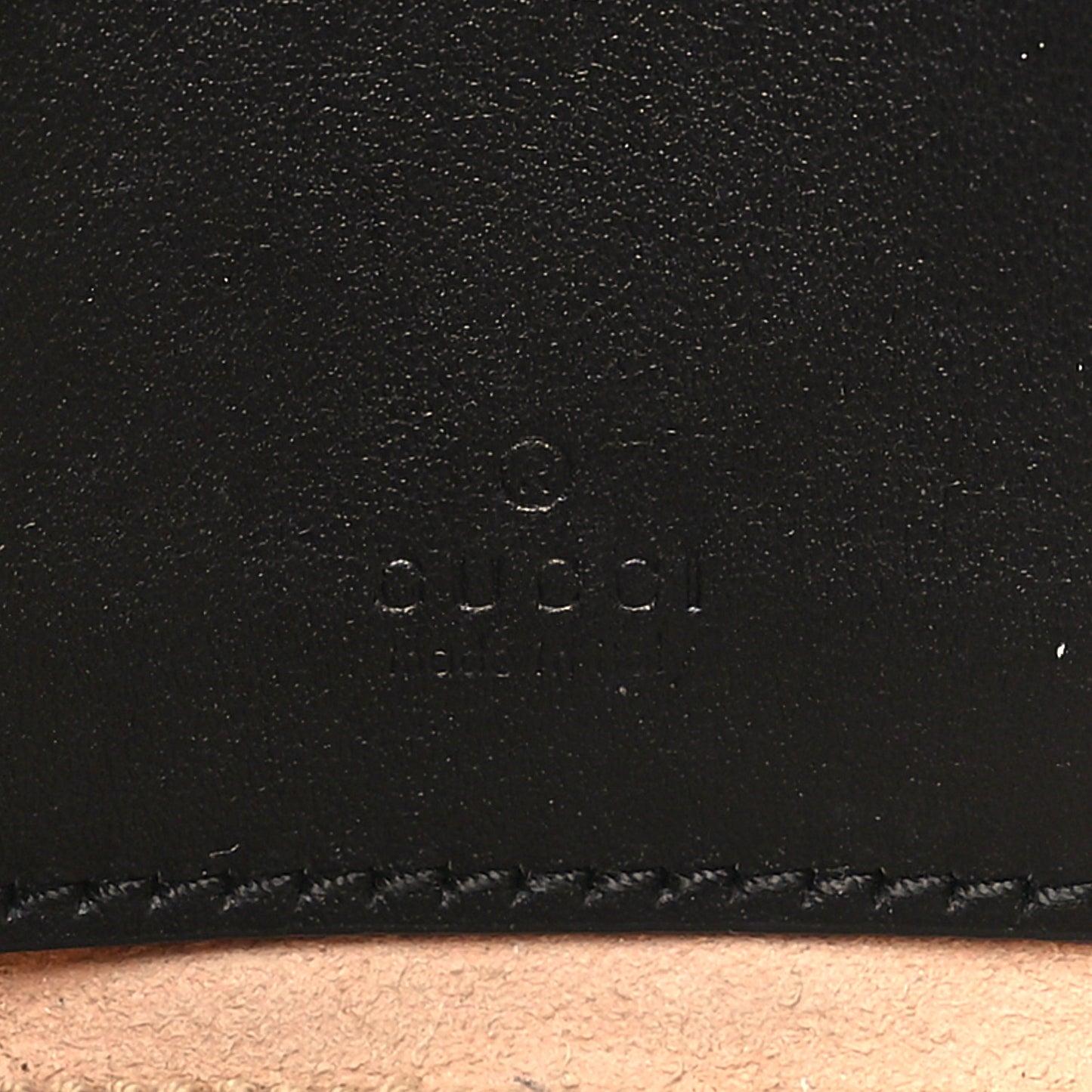 Calfskin Matelasse Mini GG Marmont Chain Crossbody Bag Black