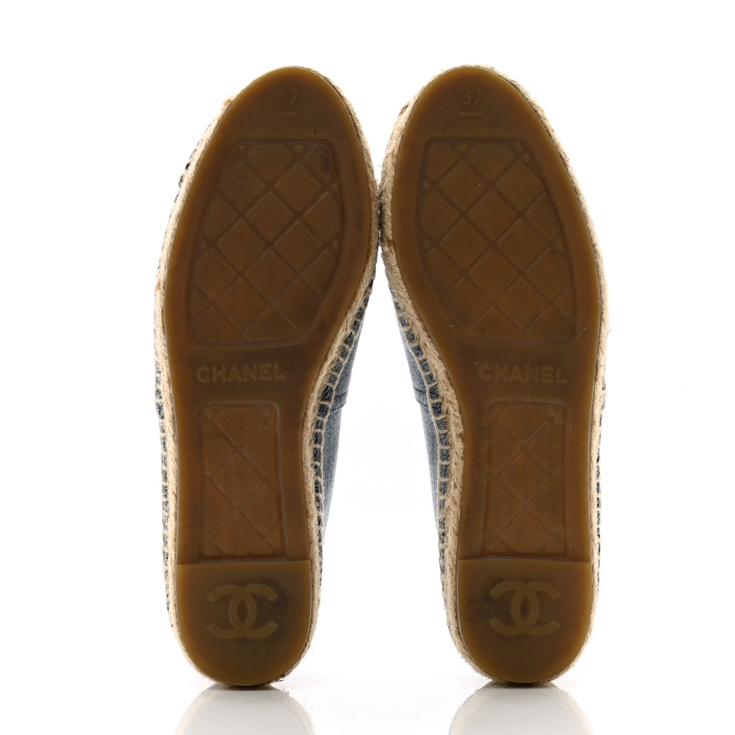 Denim CC Espadrilles 37 Blue Black