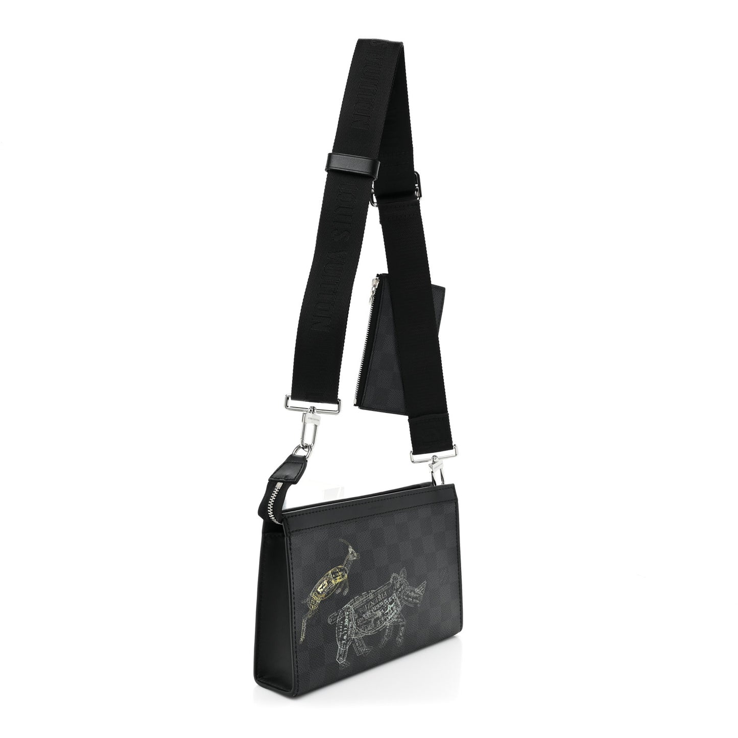 Damier Graphite Wild Animals Wearable Wallet