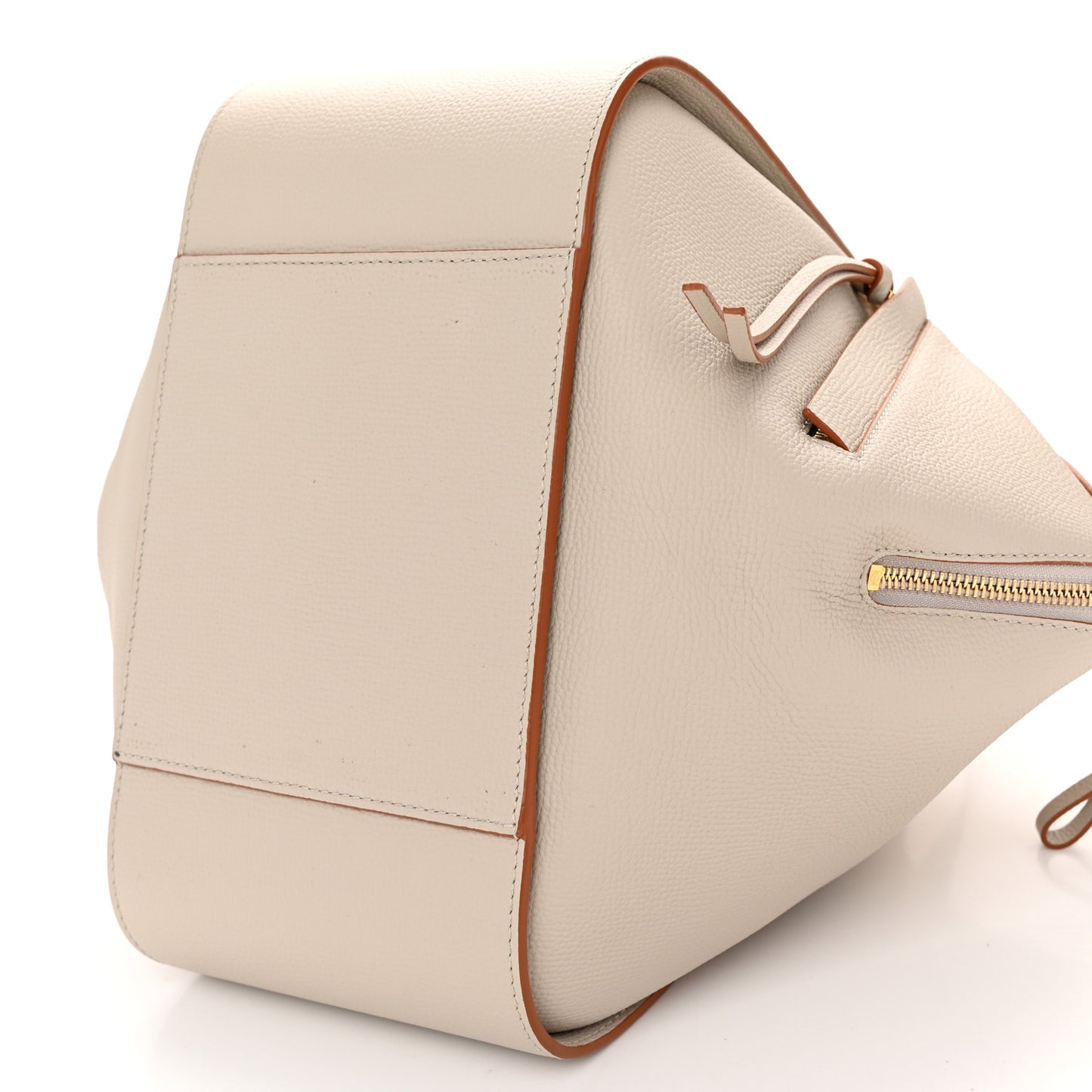 Grained Calfskin Small Hammock Shoulder Bag Light Ghost
