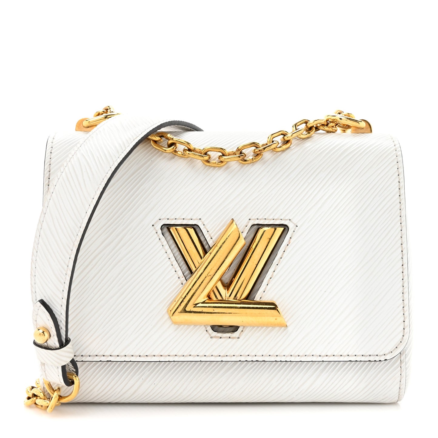 Epi Twist Shoulder Bag PM White
