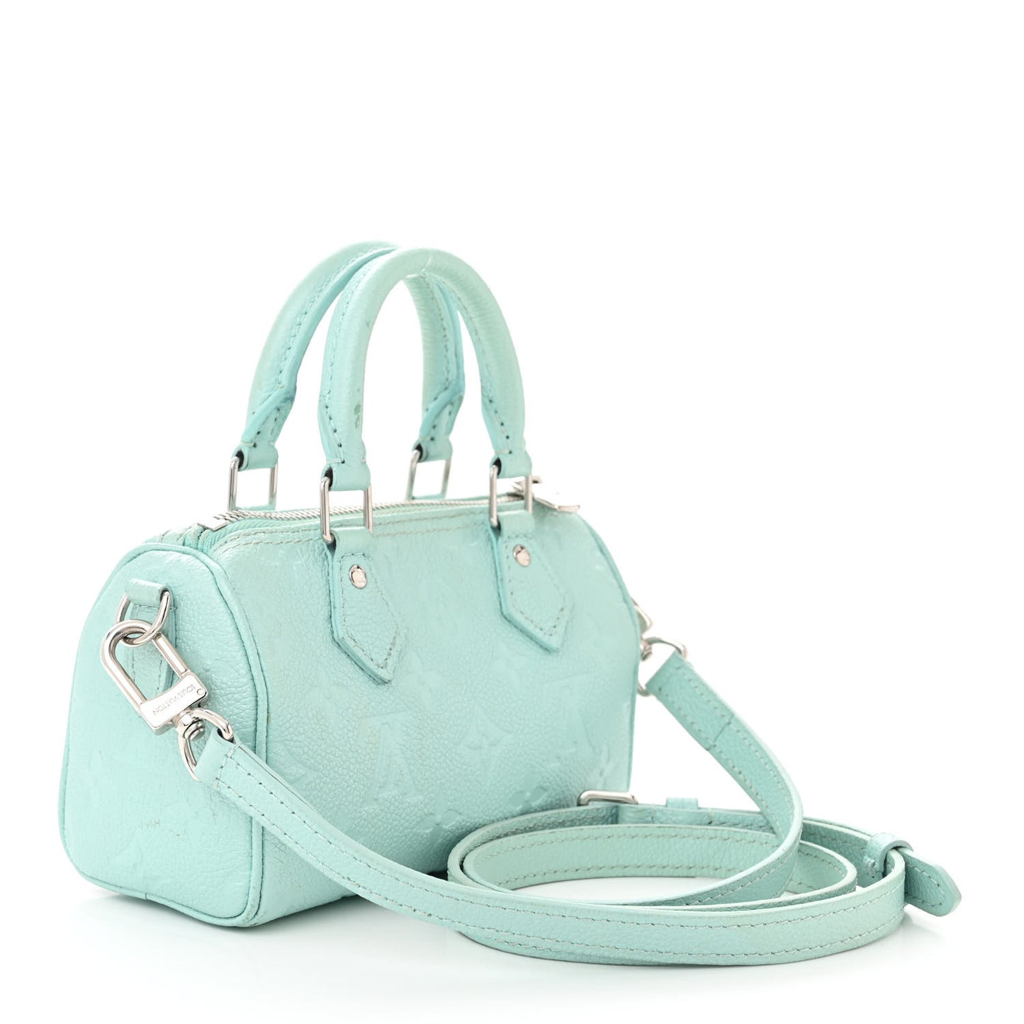 Empreinte Monogram Nano Speedy Pearly Lagoon Turquoise