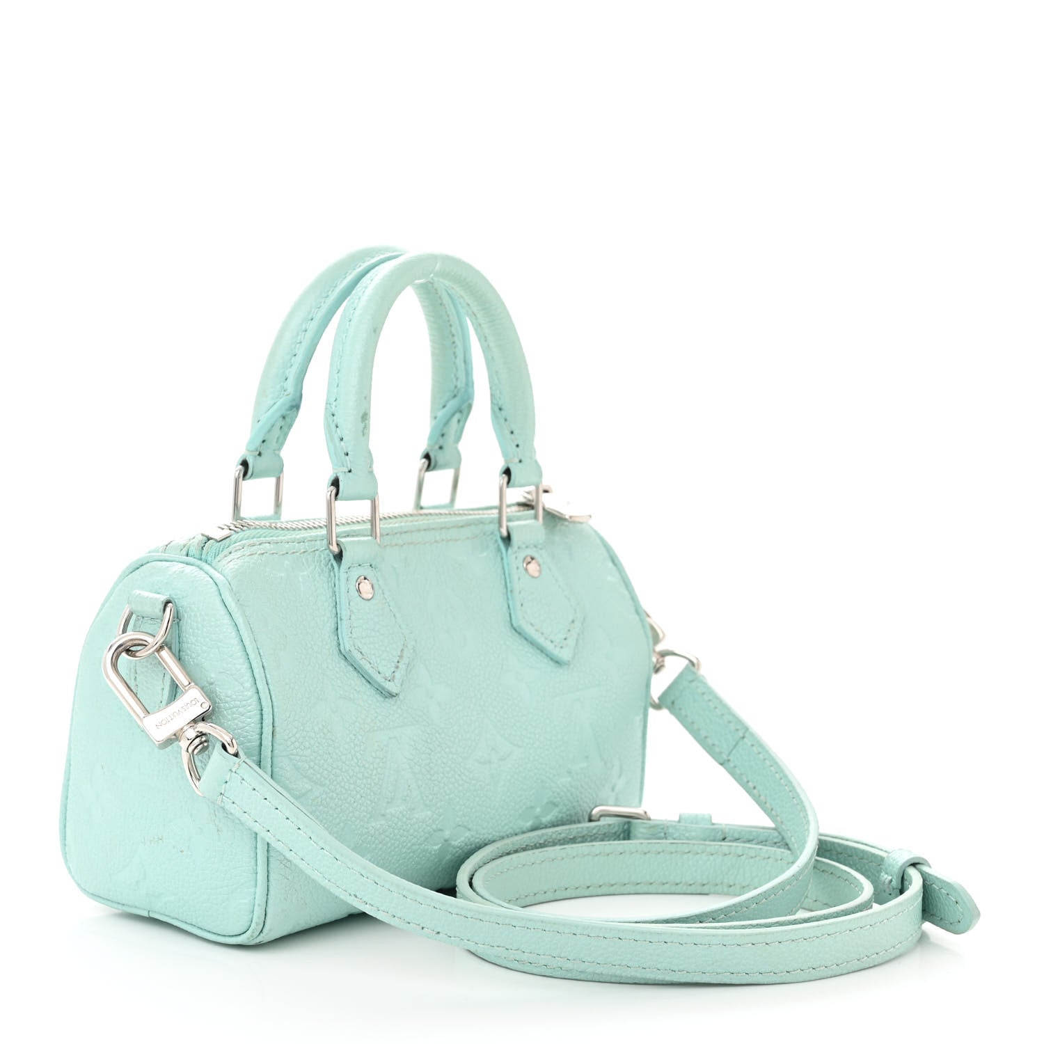 Louis Vuitton Empreinte Monogram Nano Speedy Pearly Lagoon Turquoise 3 of 11