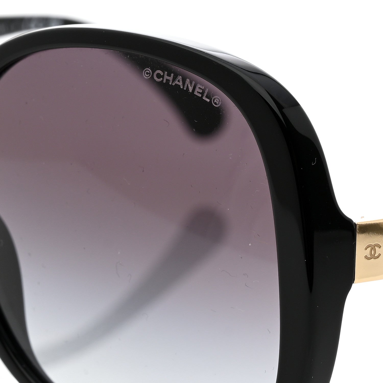 Chanel Acetate Chain Sunglasses 5470-Q-A Black 5 of 8