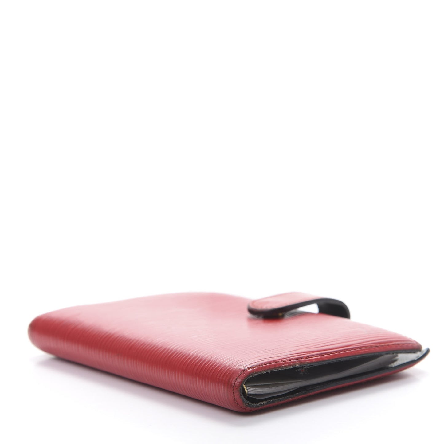 Epi Medium Ring Agenda Cover Rouge