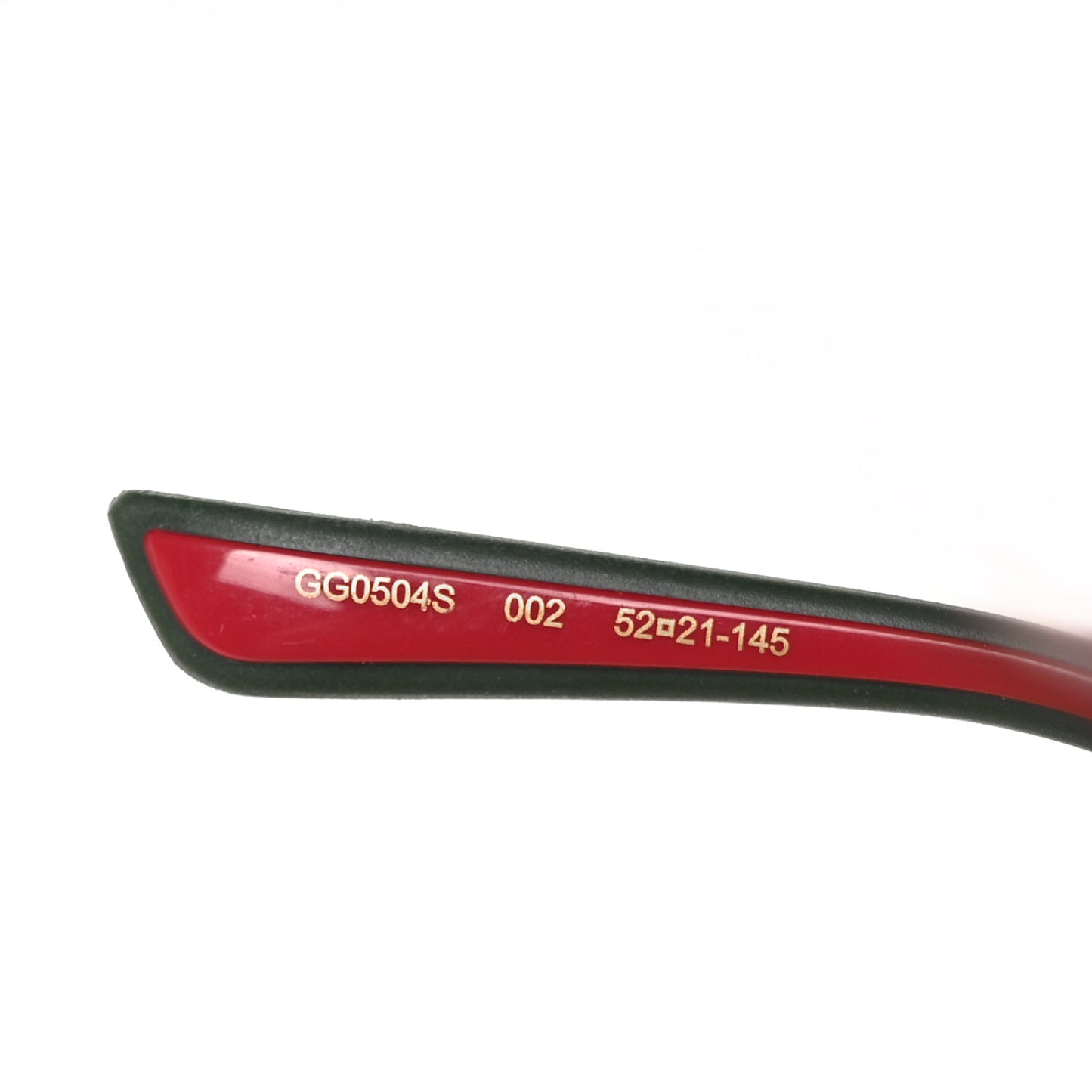 Acetate Round Web GG0504S Sunglasses Black Red Green