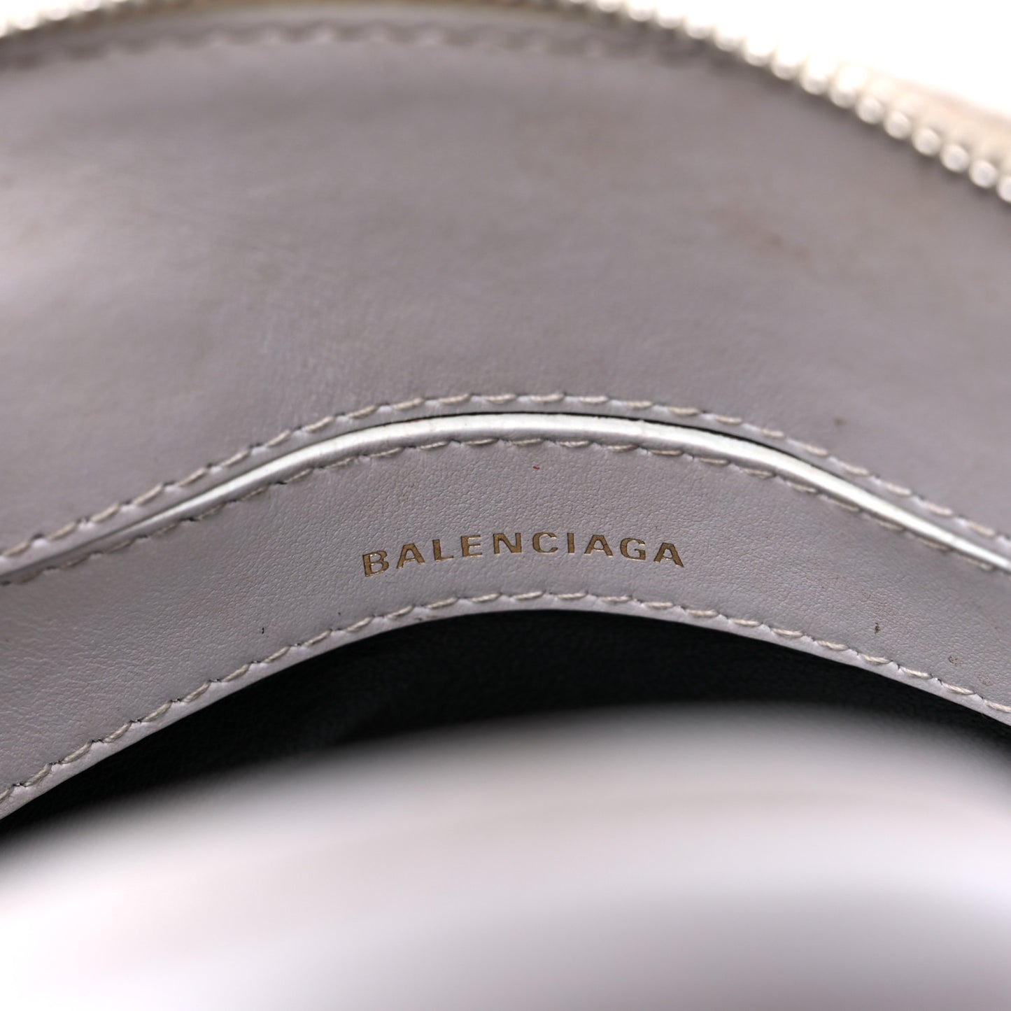 Calfskin Lipstick Logo XXS Ville Top Handle Bag White