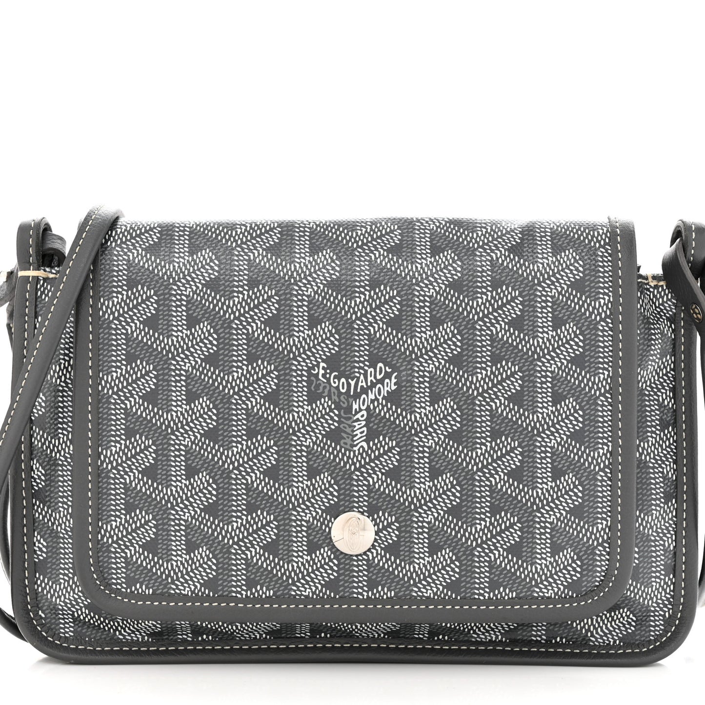 Goyardine Plumet Wallet Clutch Grey