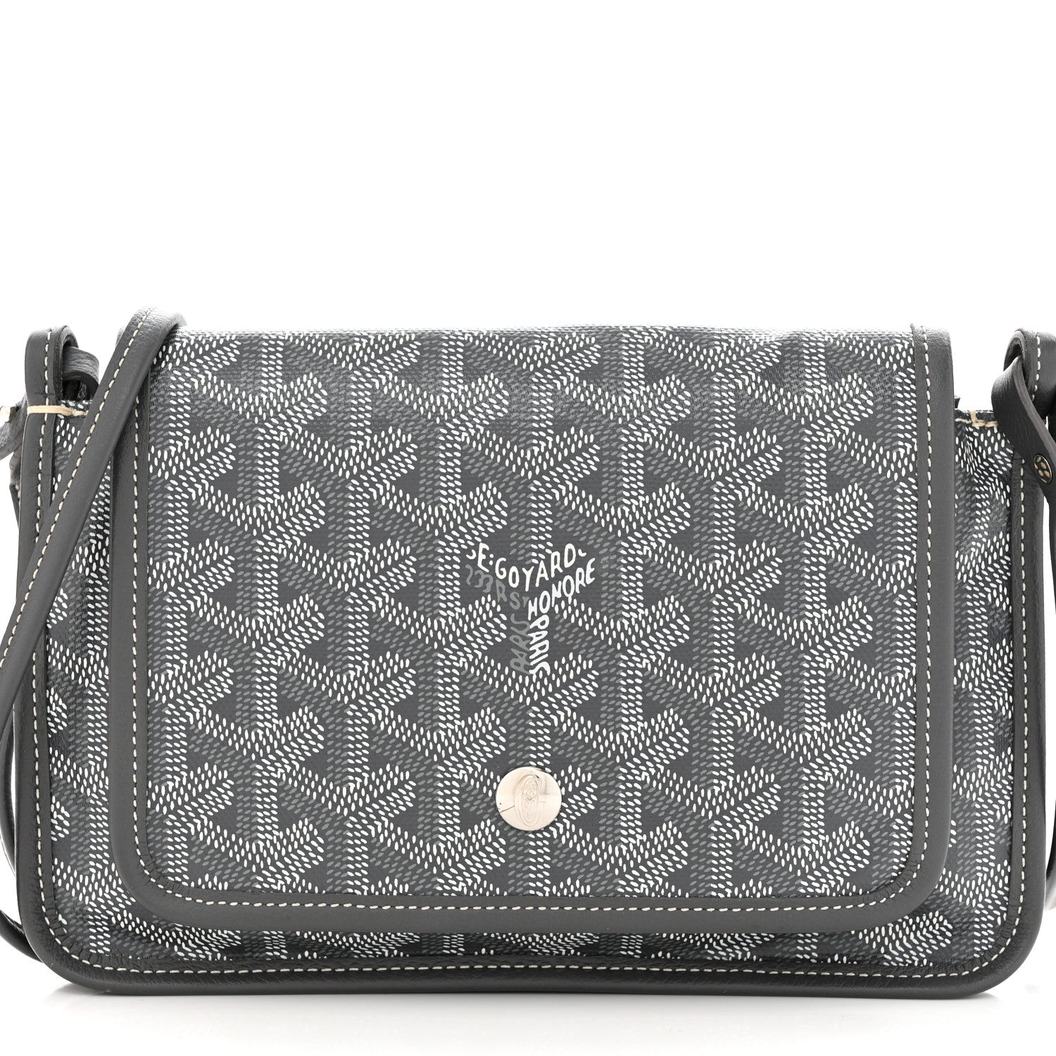 Goyard Goyardine Plumet Wallet Clutch Grey 8 of 10
