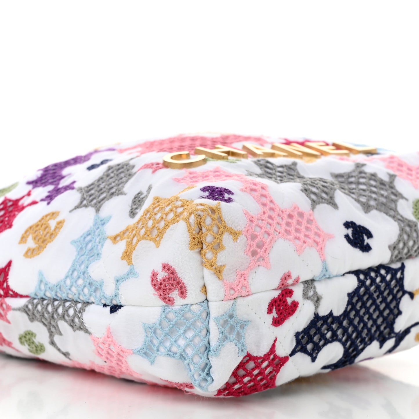 Lace Patchwork Mini Chanel 22 Multicolor