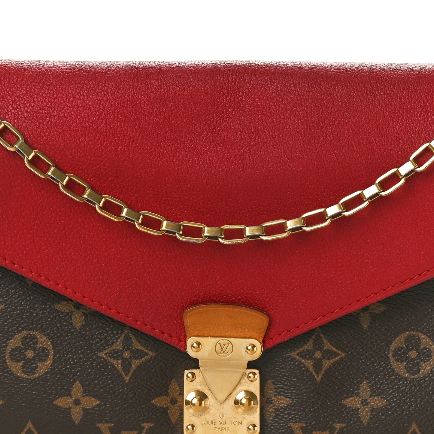 Monogram Pallas Chain Cherry