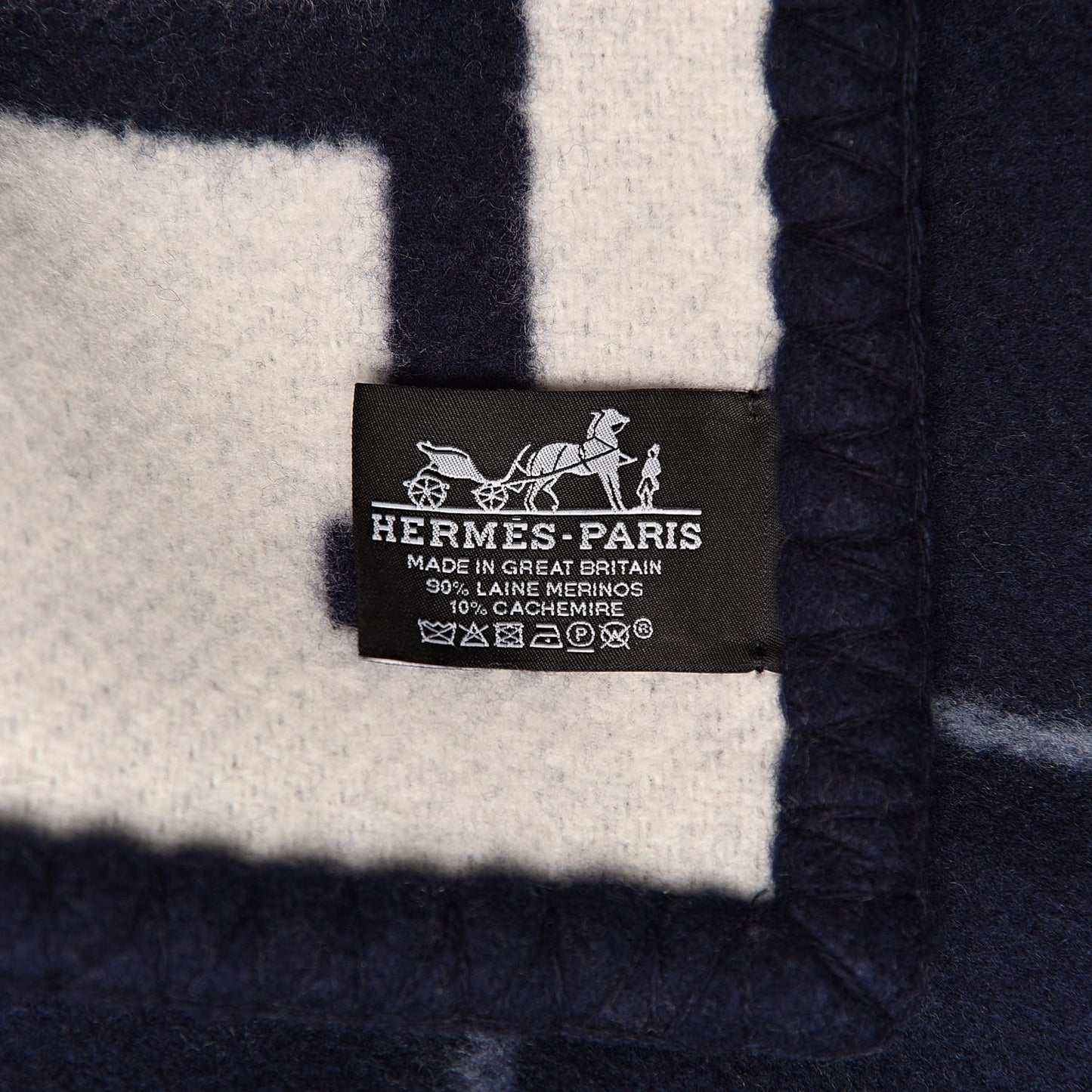 Wool Cashmere Avalon III Blanket Caban Ecru