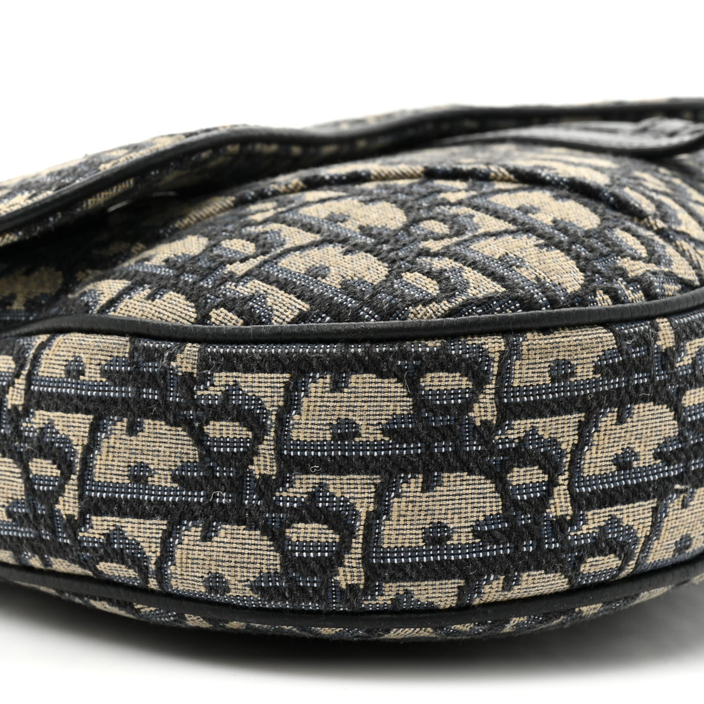 Oblique Mens Saddle Bag Blue
