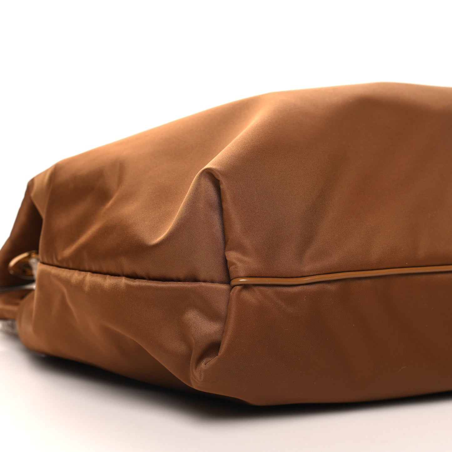 Re-Nylon Triangle Large Mariner Shoulder Bag Brandy