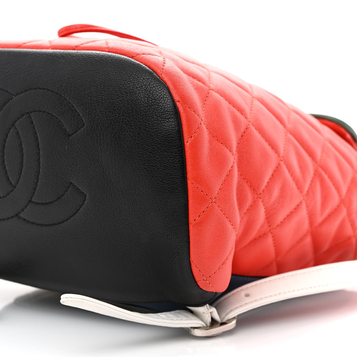 Lambskin Quilted Small Cuba Urban Spirit Backpack Orange