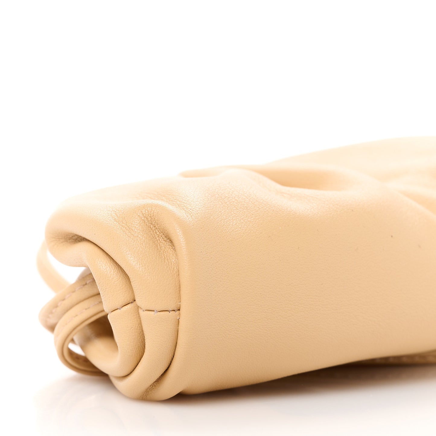 Butter Calfskin Coin Purse Almond