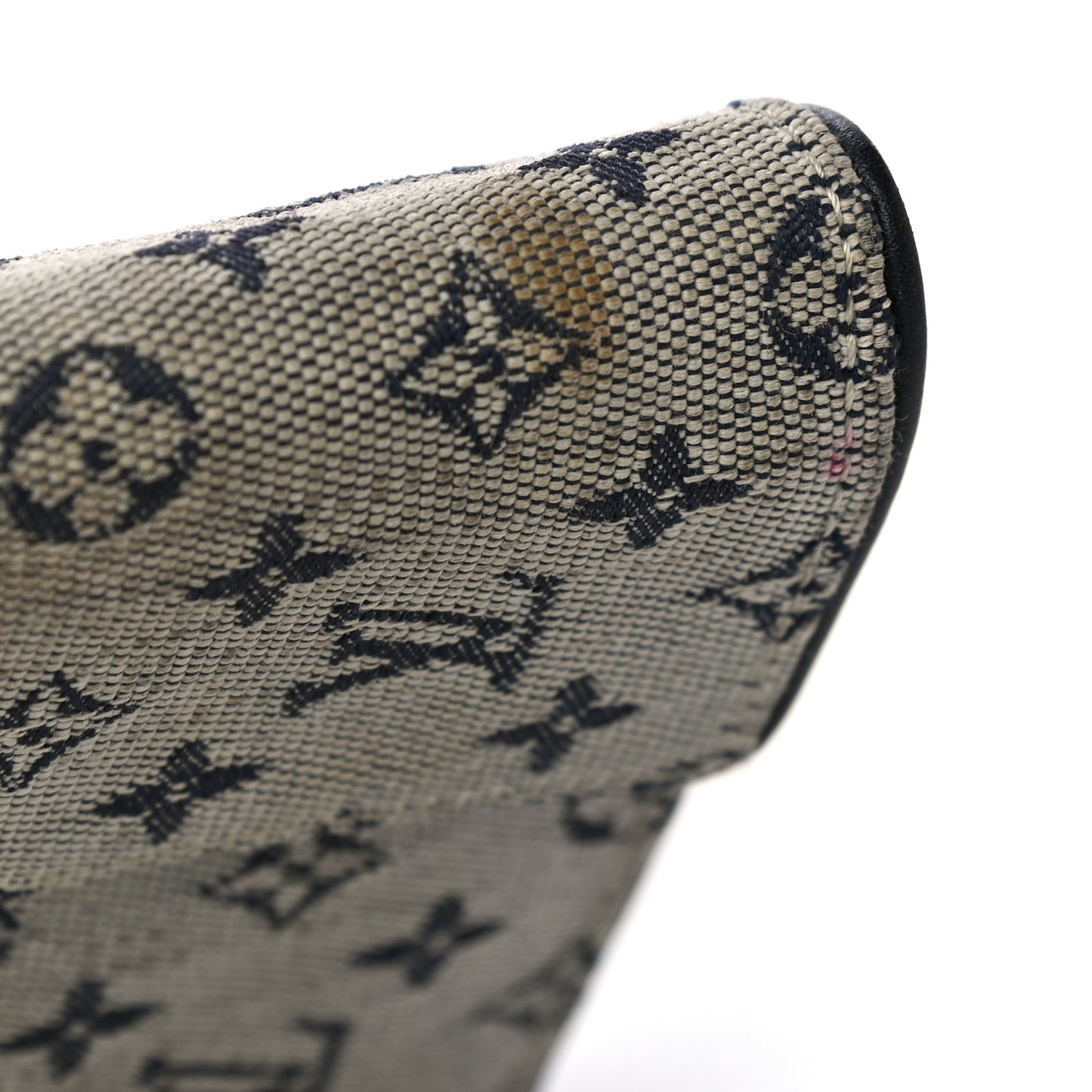 Mini Monogram Compact Wallet Blue