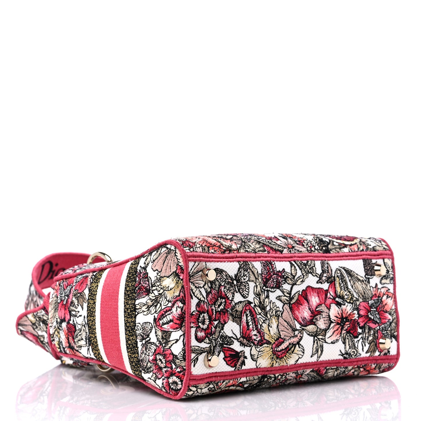 Canvas Embroidered Butterfly Print Medium Lady D-Lite Multicolor